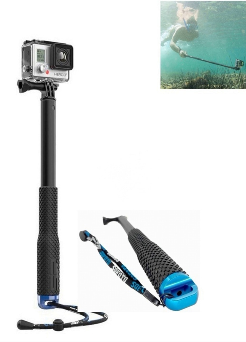 Оригінальний плаваючий монопод для стрілялки камери GoPro Hero Xiaomi Yi 4K (61489410) Francesco Marconi (209509648)