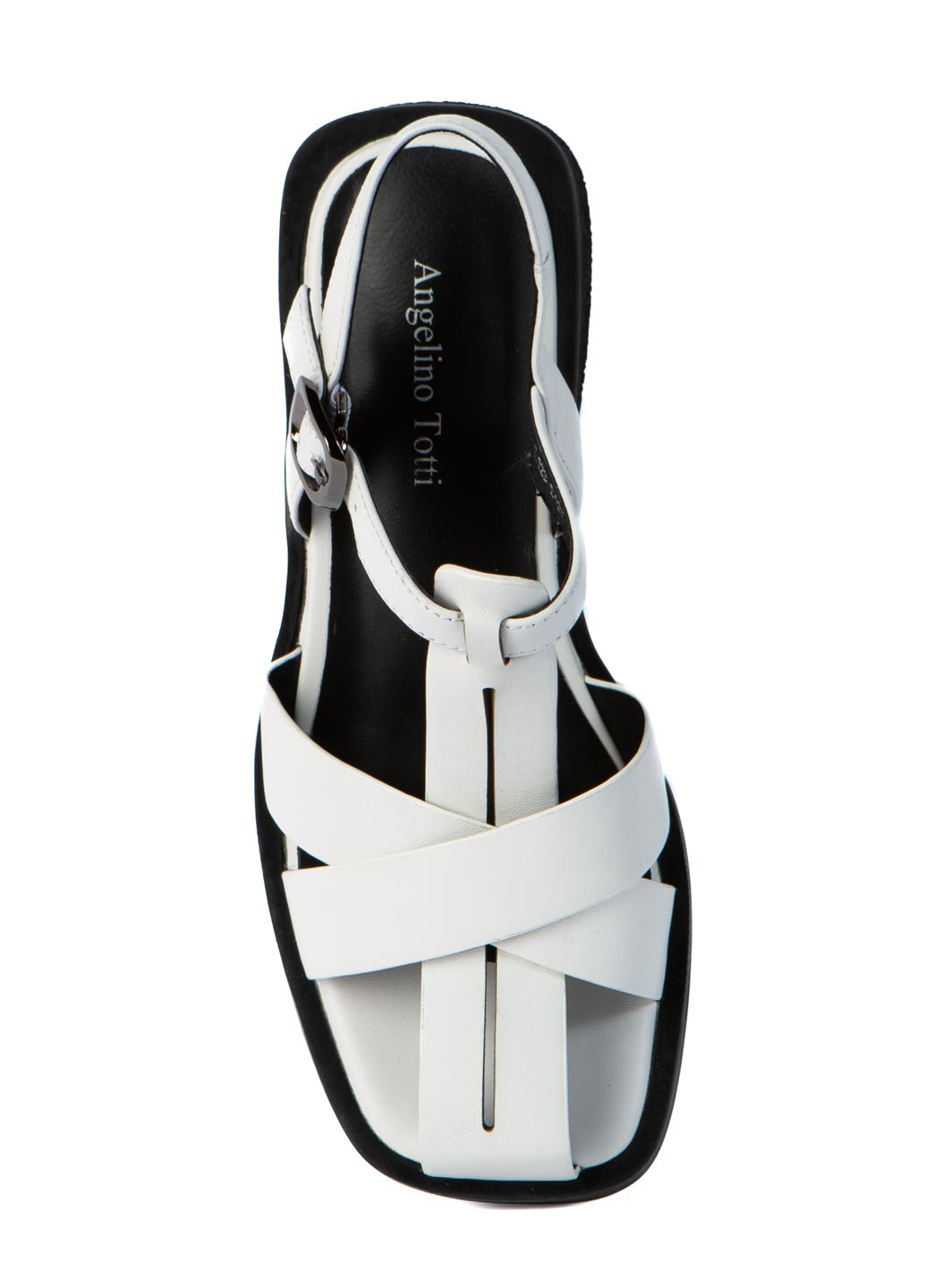 Белые босоножки AngelinoTotti с ремешком