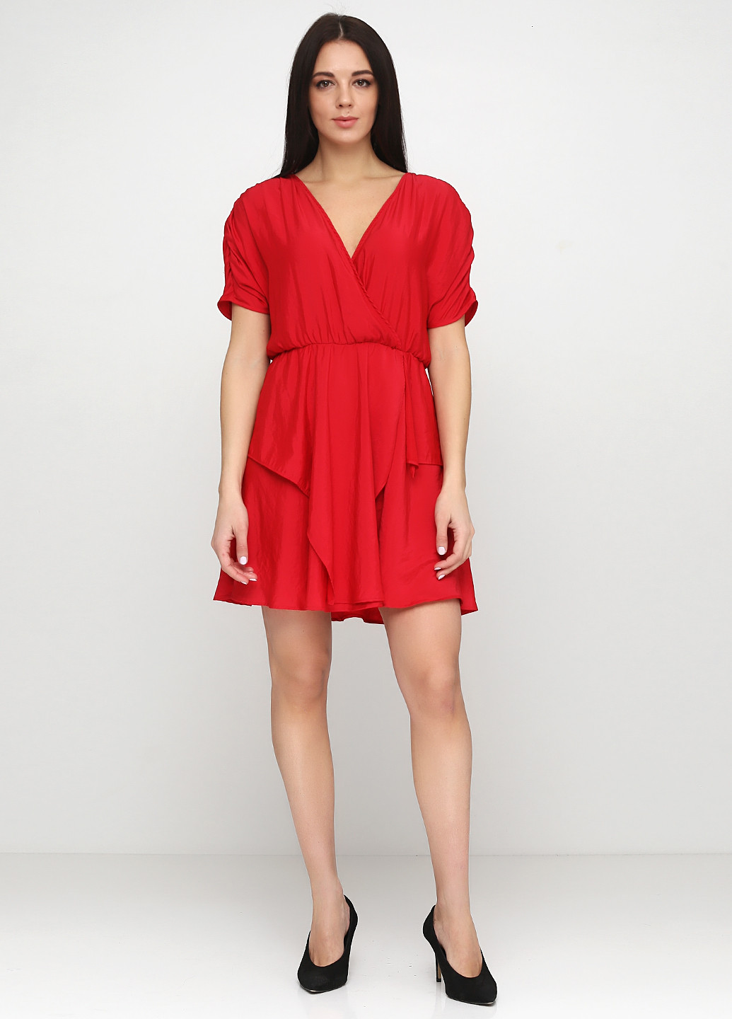 Красное коктейльное платье Liu Jo однотонное