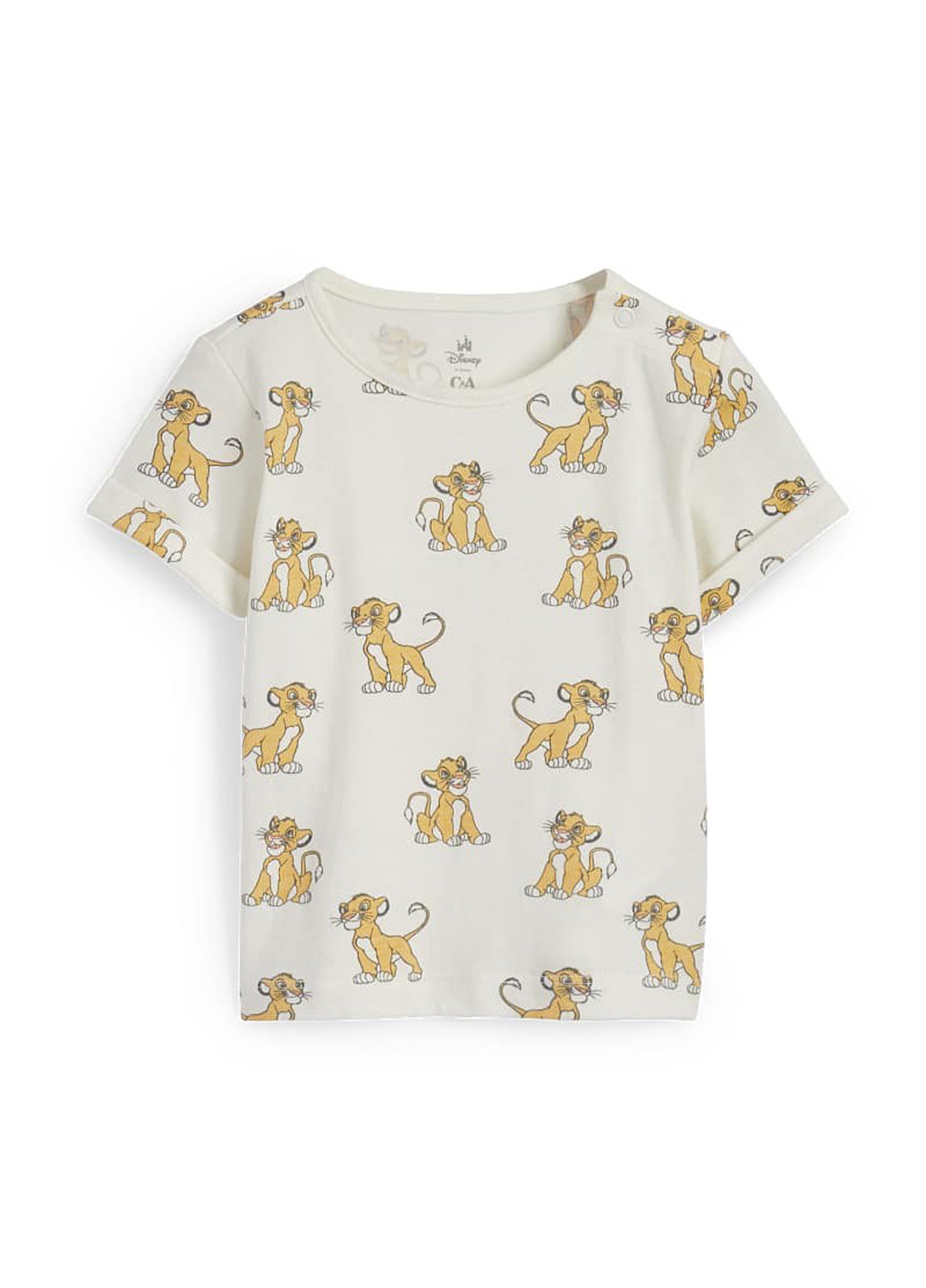 Молочна літня футболка C&A