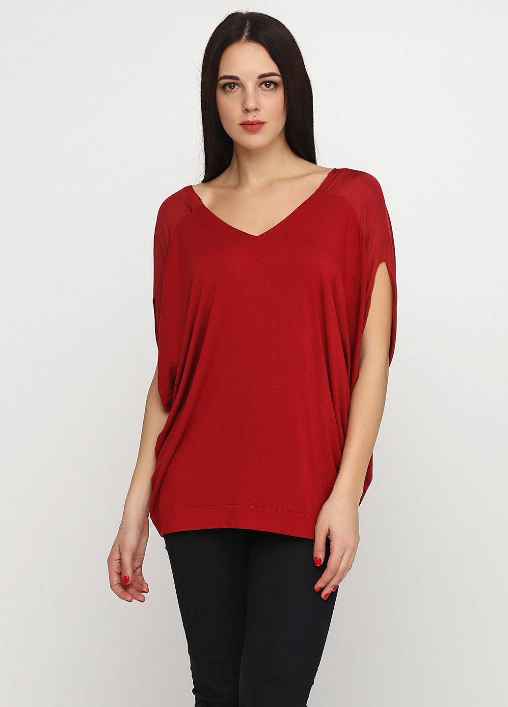 Червона літня блуза By Malene Birger