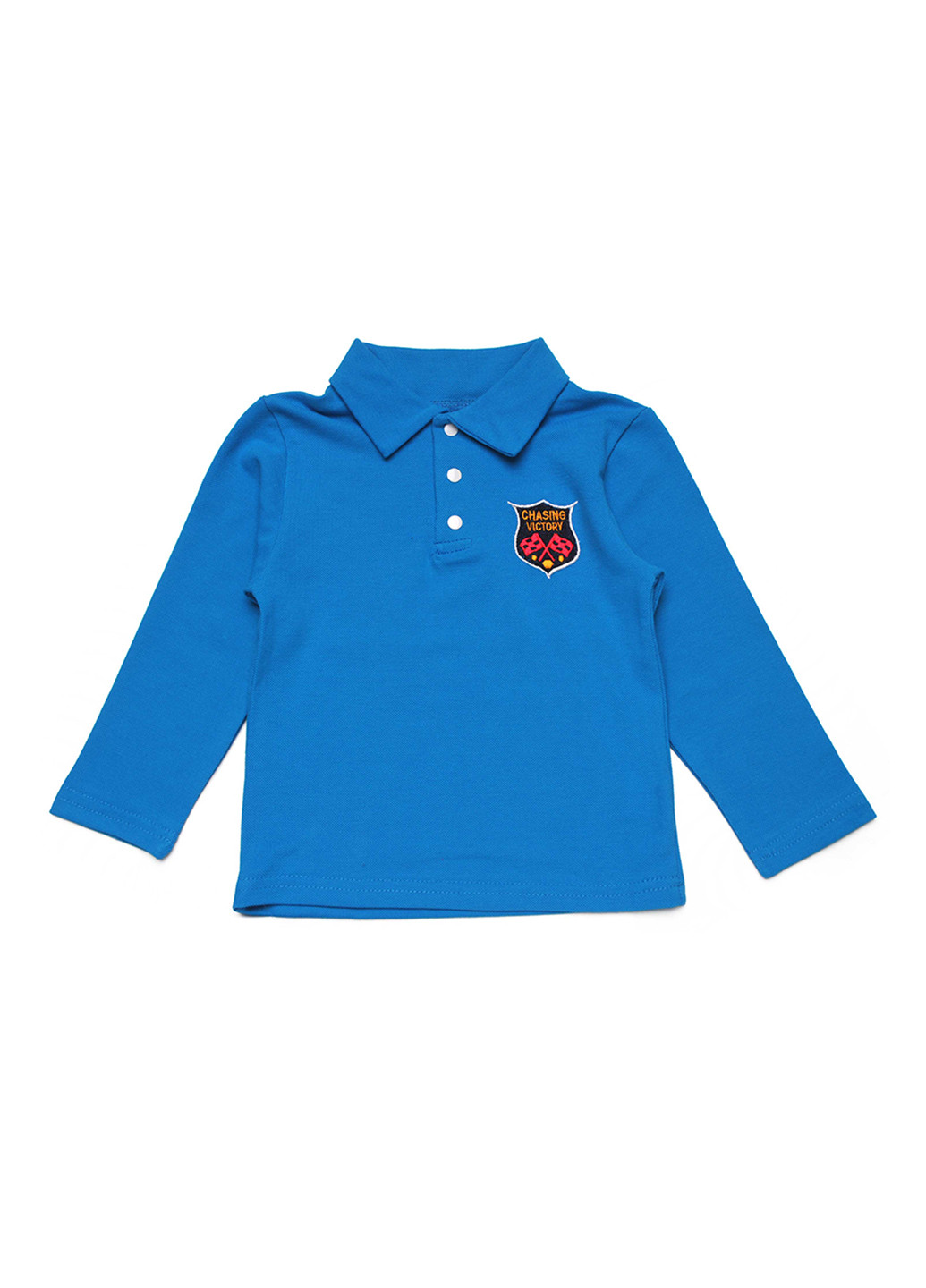 Голубой детская футболка-поло для мальчика Соня с рисунком