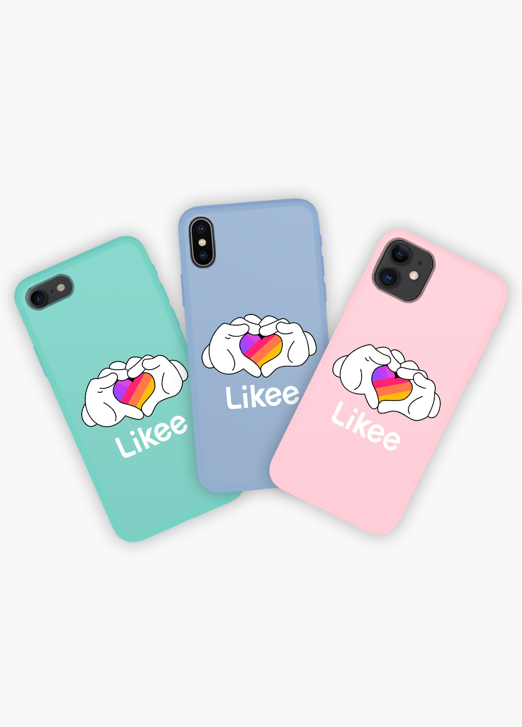 Чохол силіконовий Apple Iphone 11 Лайк (Likee) (9230-1711) MobiPrint (219777167)