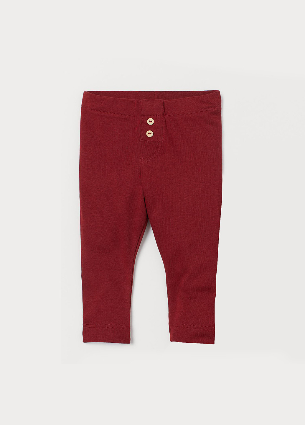 Бордовые демисезонные леггинсы H&M