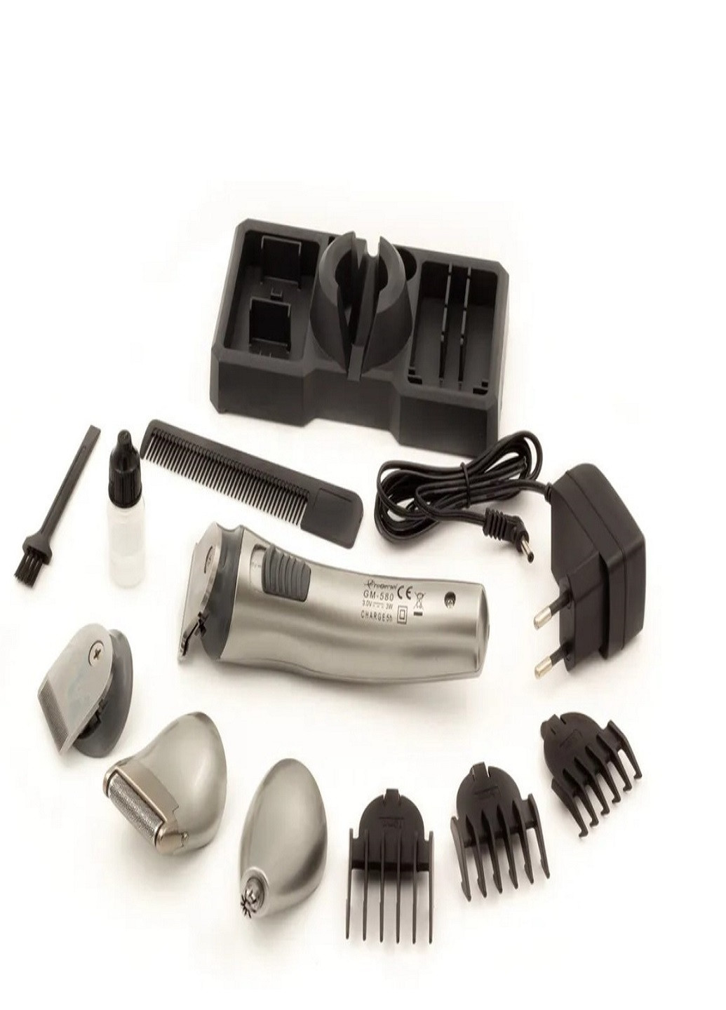 Акумуляторный триммер для усов и бороды GM-580 с насадками 7 в 1 VTech (253319228)