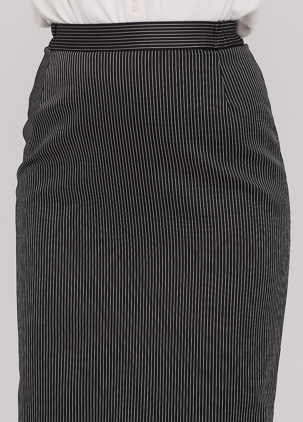 Черно-белая кэжуал в полоску юбка Petro Soroka карандаш