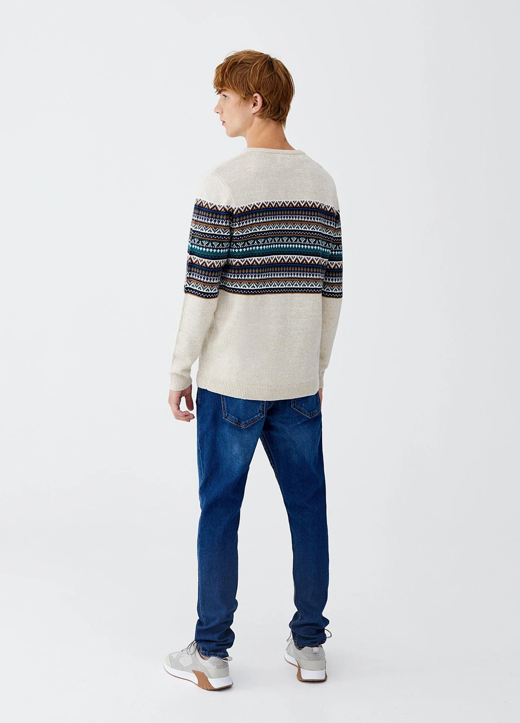 Світло-бежевий демісезонний джемпер джемпер Pull & Bear