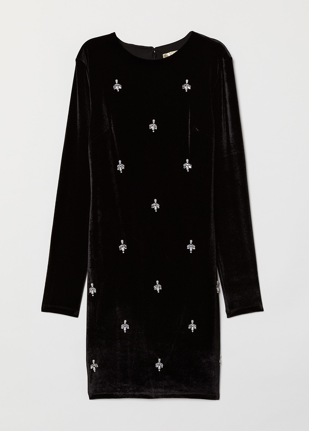 Черное кэжуал платье H&M однотонное