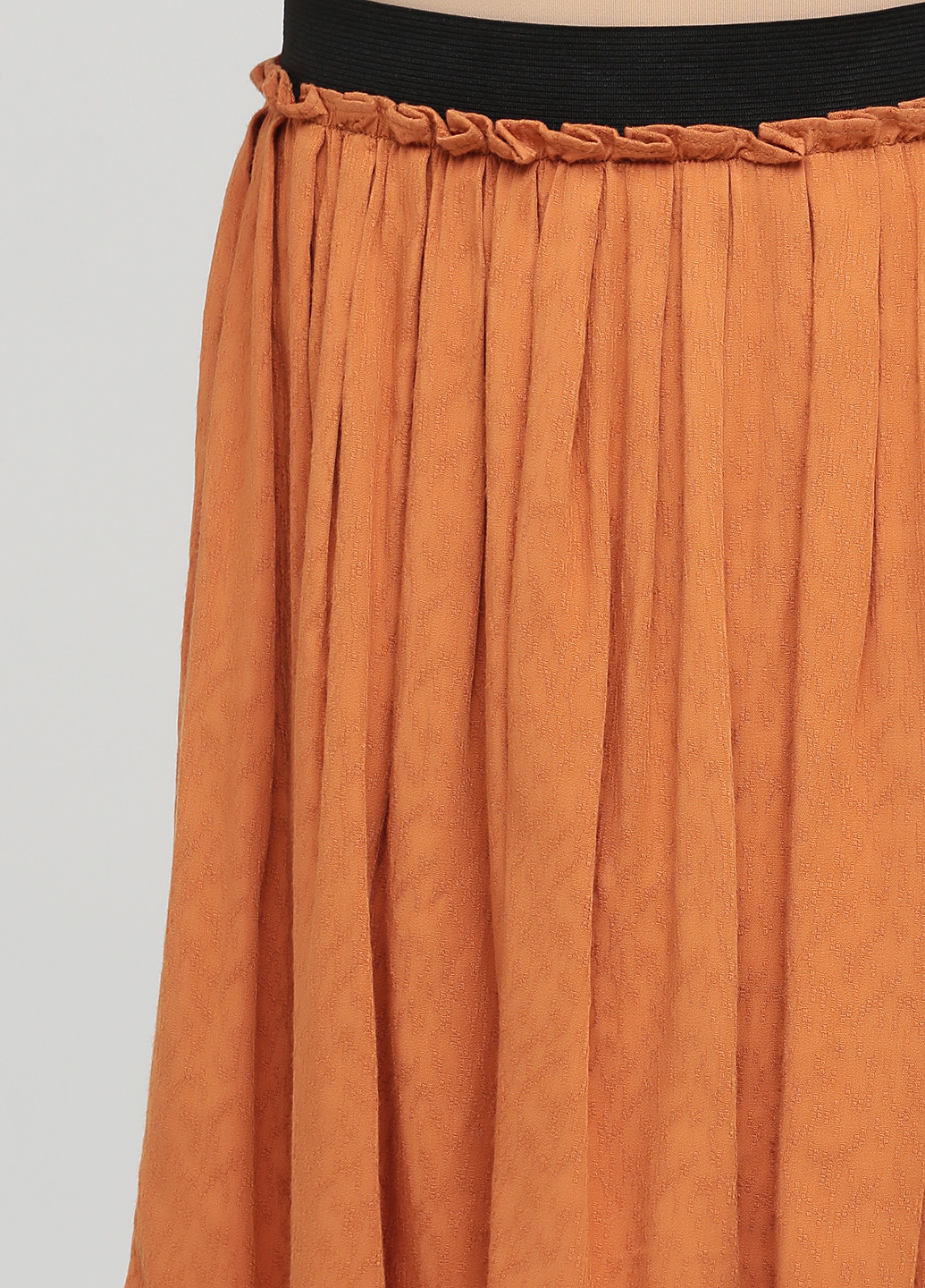 Светло-коричневая кэжуал однотонная юбка Vero Moda клешированная