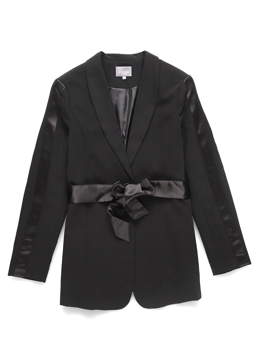 Черный женский жакет Culture однотонный - демисезонный