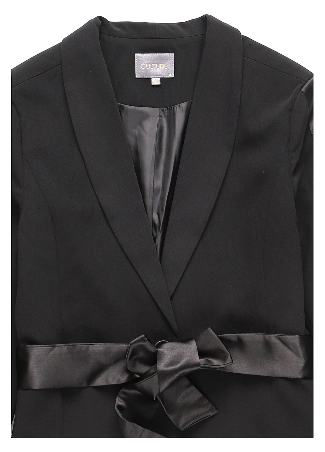 Черный женский жакет Culture однотонный - демисезонный