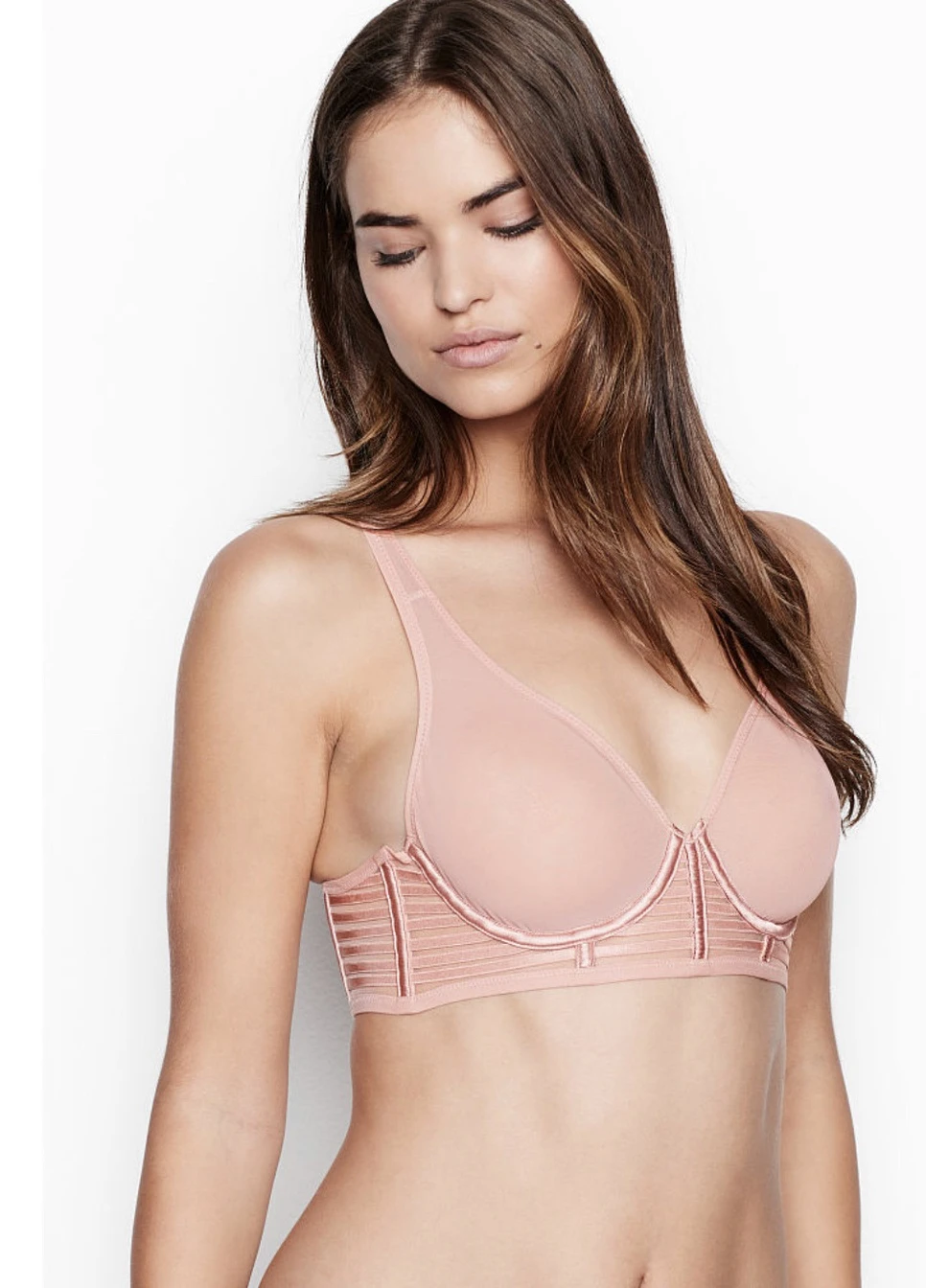 Пудровий бюстгальтер victoria's secret Victorias secret