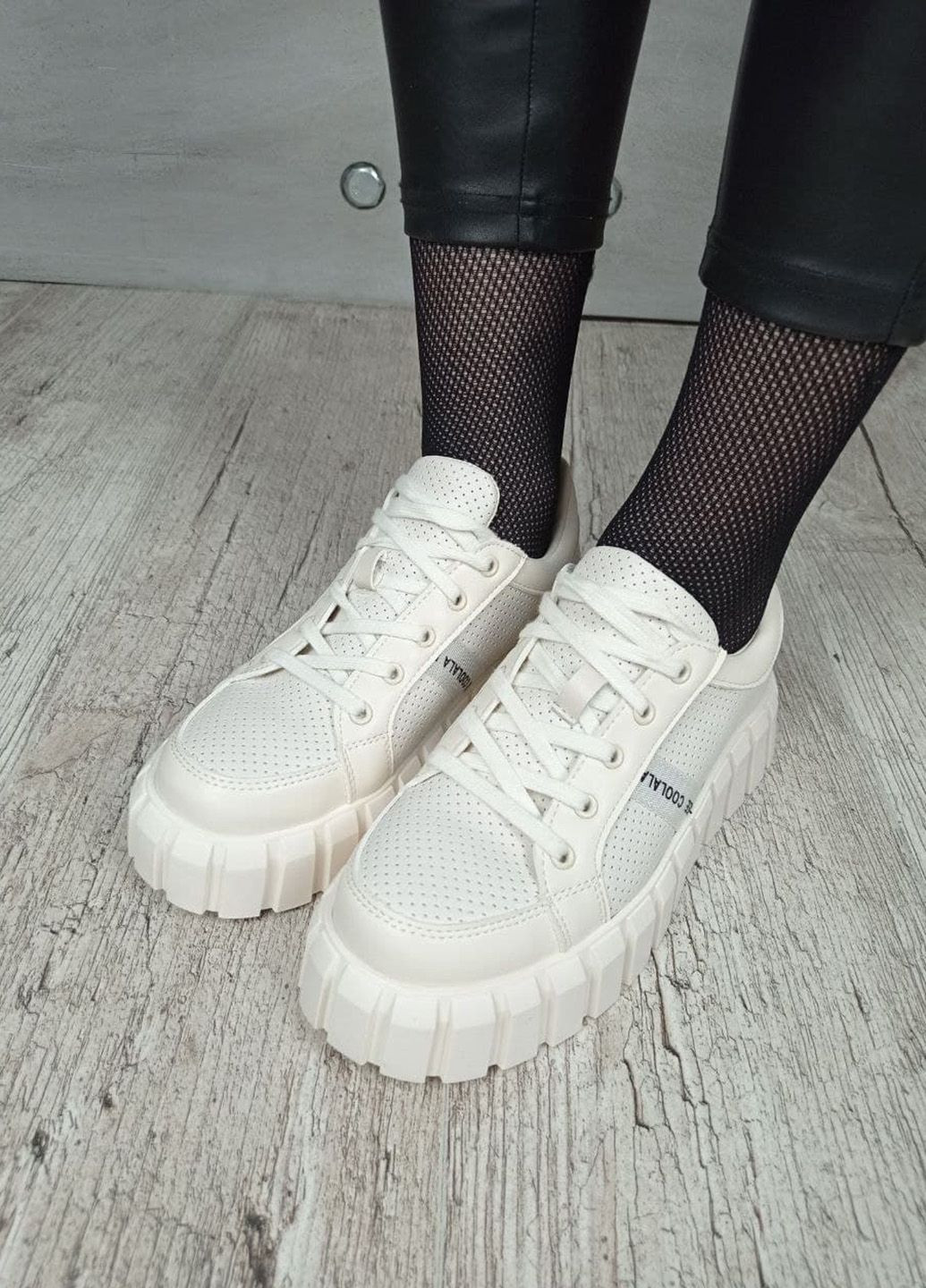 Бежевые кеды Rafelli