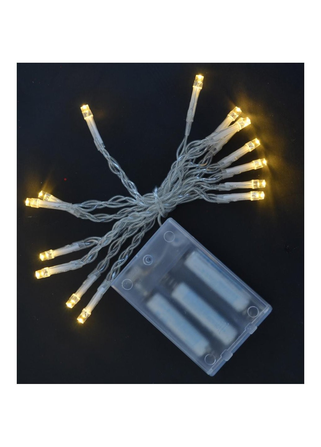 Гірлянда 15 LED лампочок, молочно-біла, 1,6 м (801126) YES! Fun (254593377)