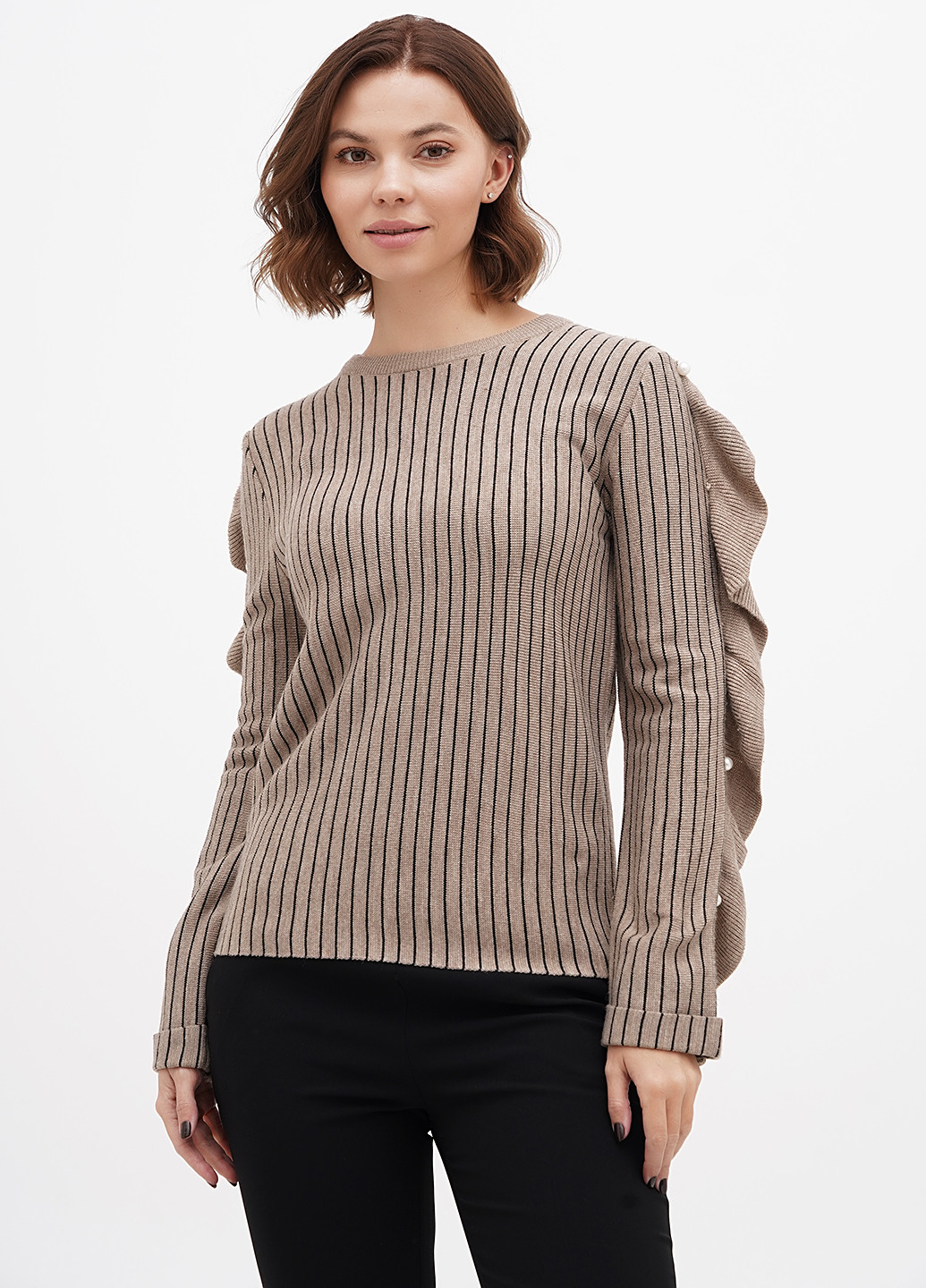 Темно-бежевий демісезонний джемпер джемпер Sassofono