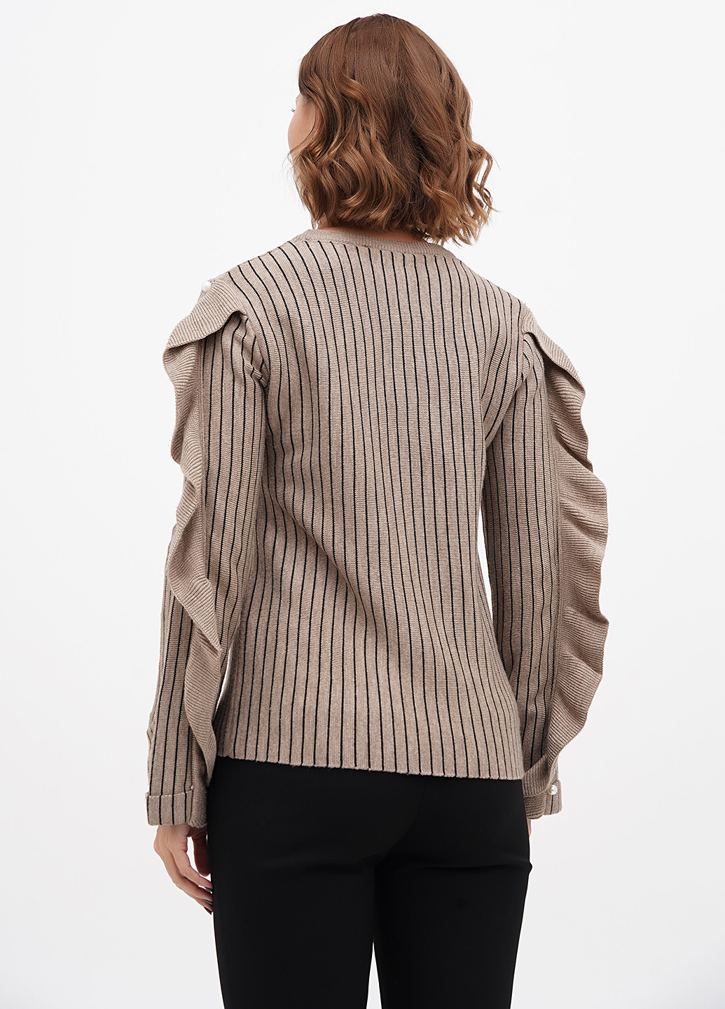 Темно-бежевий демісезонний джемпер джемпер Sassofono