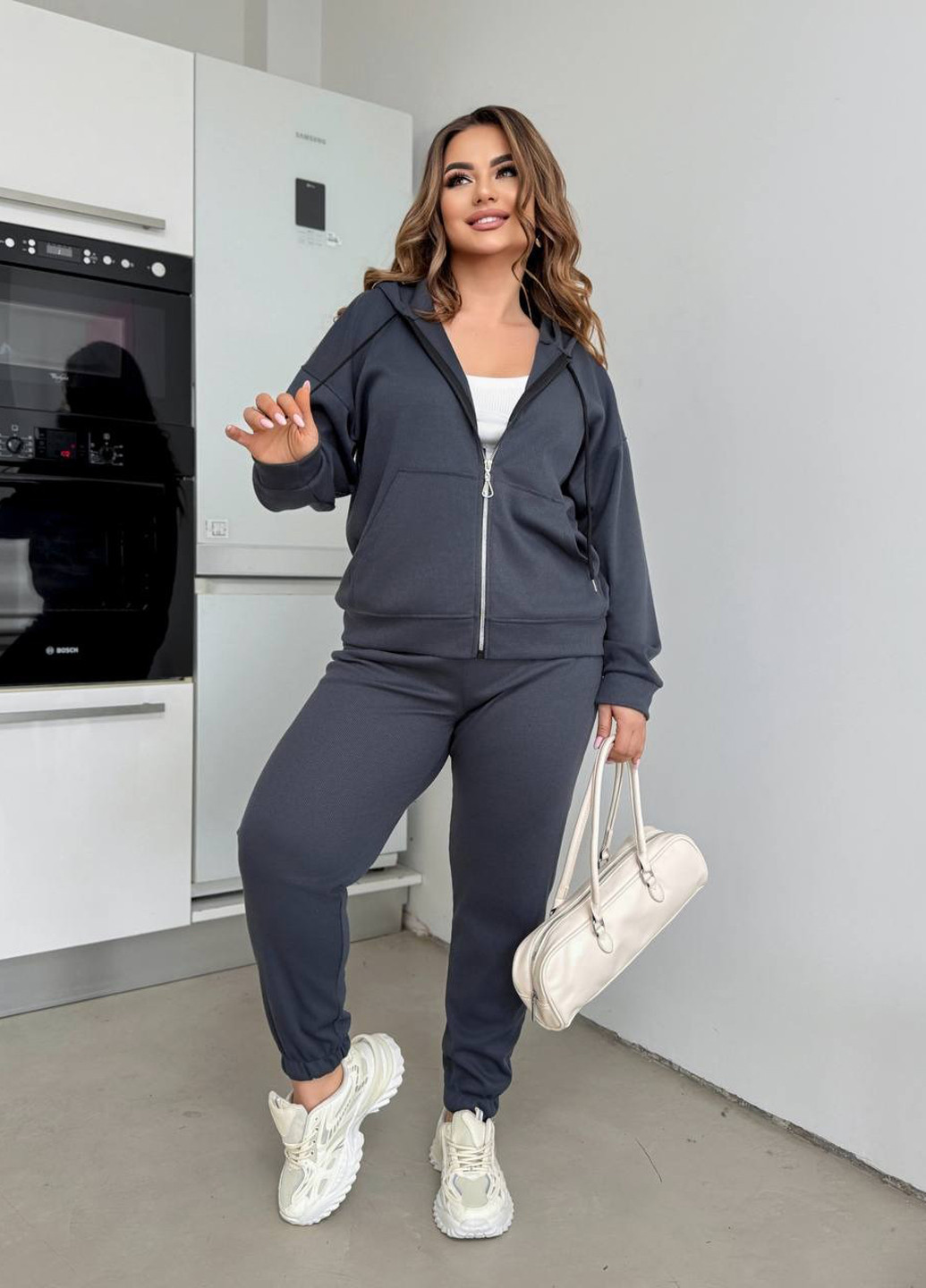 Костюм (толстовка, брюки) Fashion (337094457)