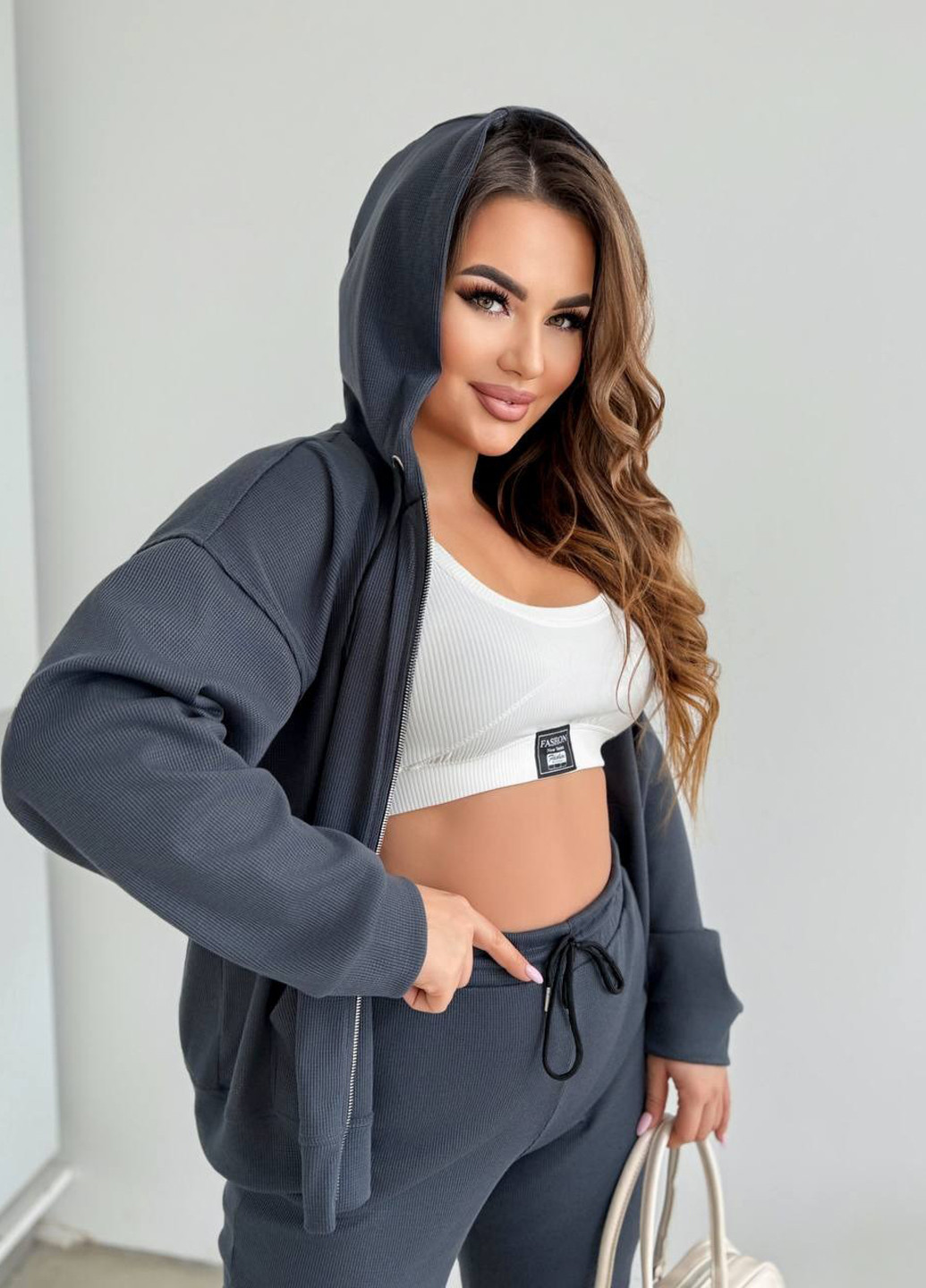 Костюм (толстовка, брюки) Fashion (337094457)