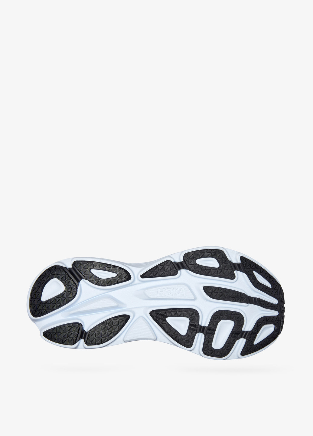 Чорно-білі Осінні кросівки HOKA BONDI 8