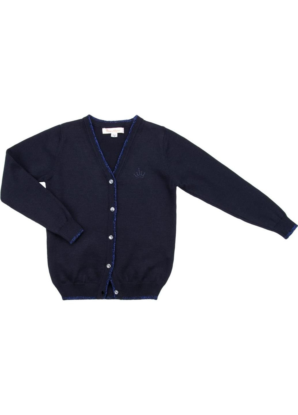 Кофта в'язана на ґудзиках (V-1306-152G-blue) Breeze (251313847)