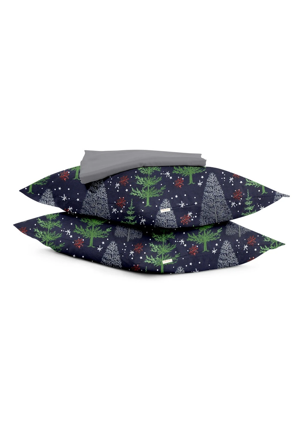 Подростковый комплект RANFORS GRAPHITE WINTER WOOD NIGHT (пододеяльник 160х220 см, простынь 90х200х20 см, наволочка 50х70 см) Cosas (251413629)