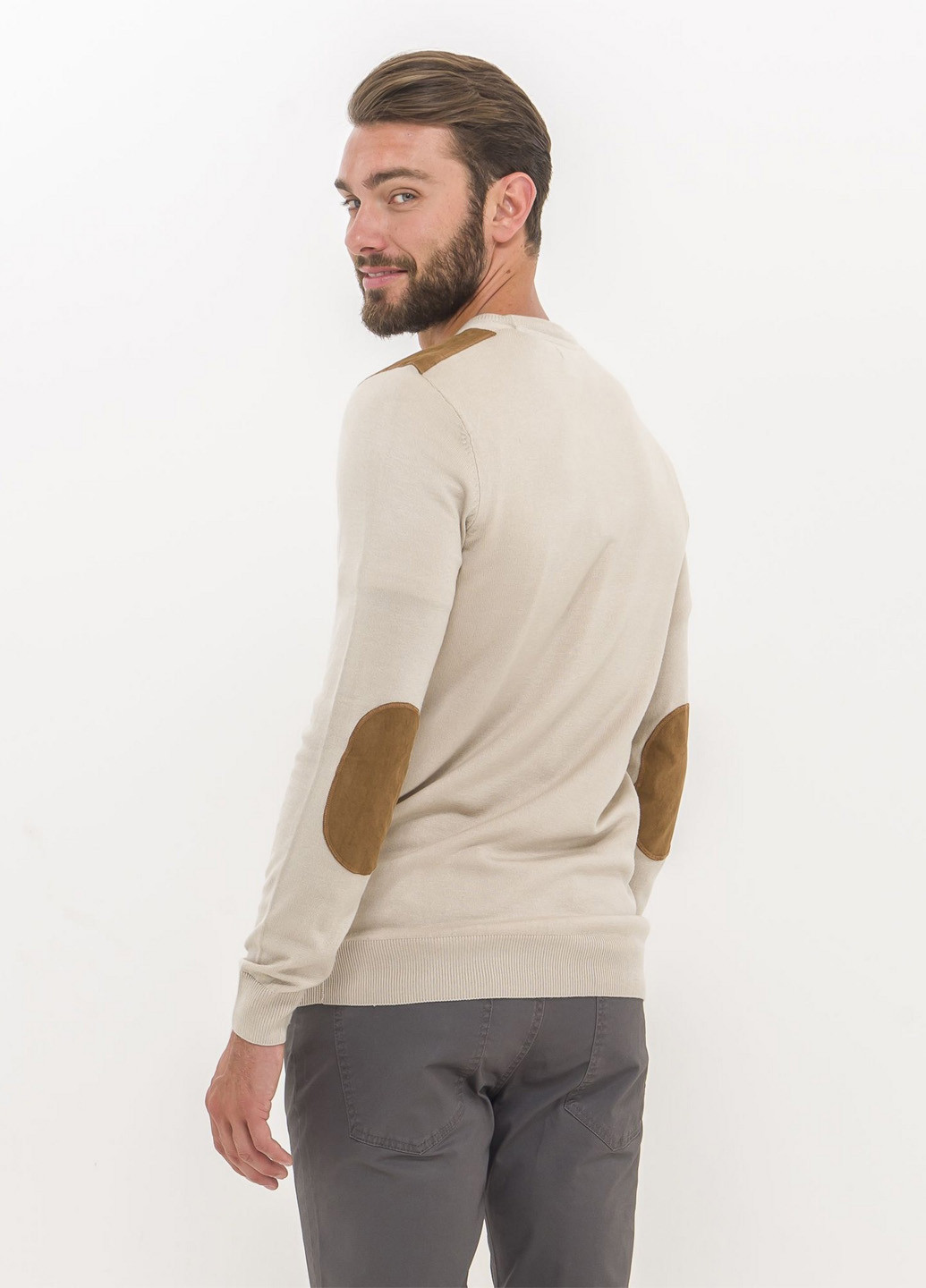 Молочний демісезонний светр джемпер Piazza Italia