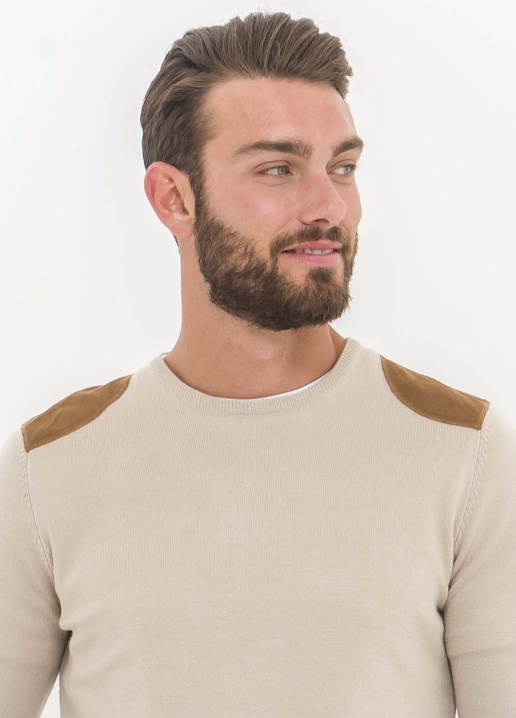 Молочний демісезонний светр джемпер Piazza Italia