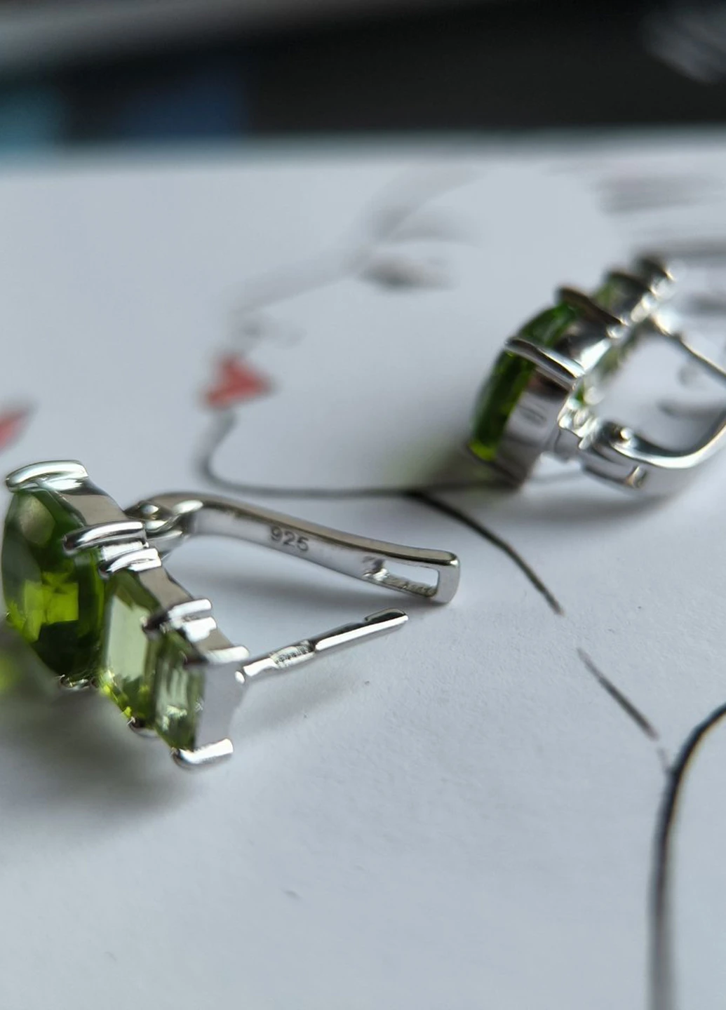 Серьги Silver Flame (354214719)
