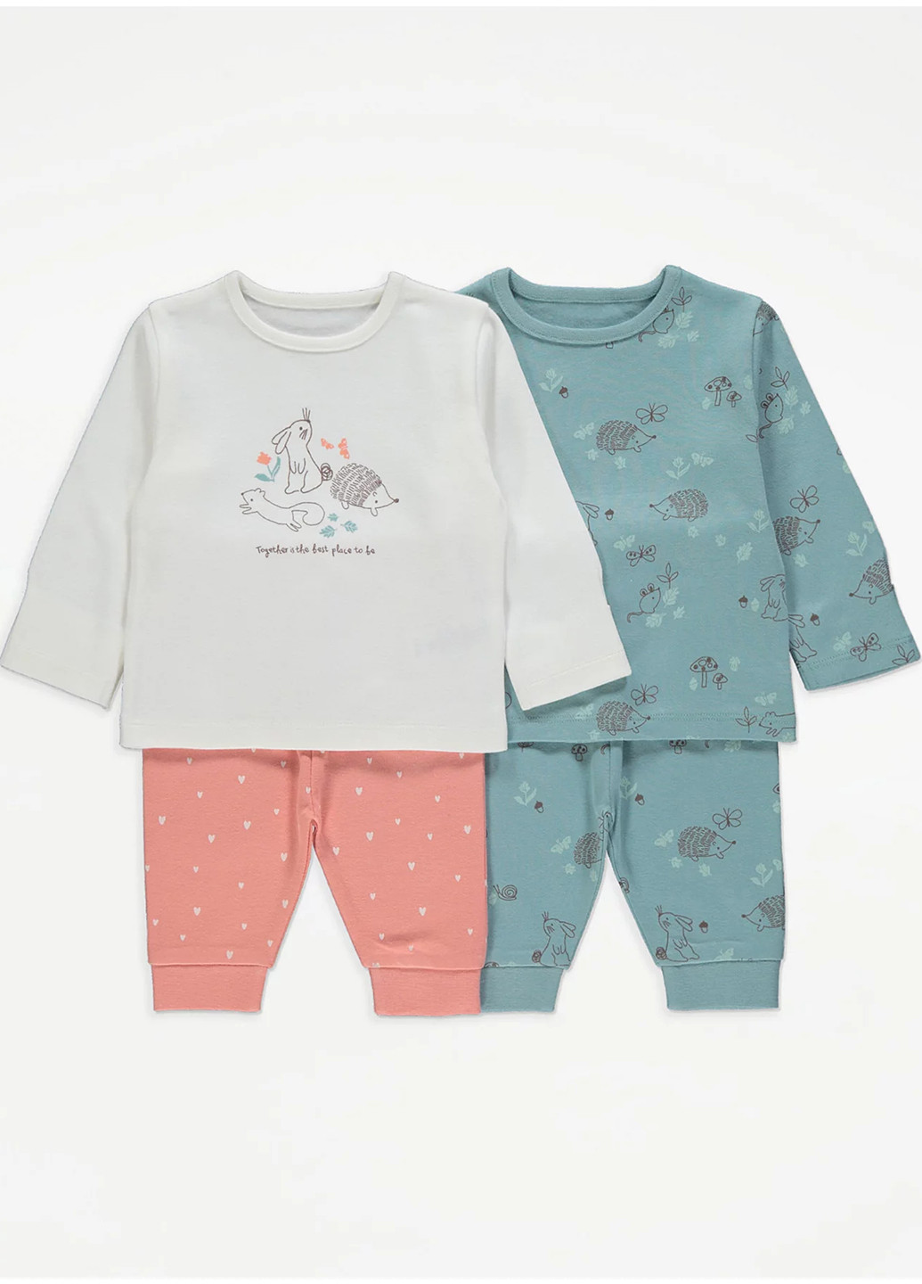 Комбинированная всесезон пижама (лонгслив, брюки), 2 шт. лонгслив + брюки George