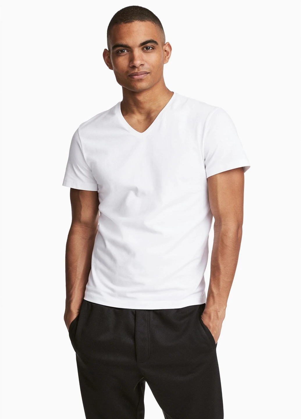 Белая футболка H&M