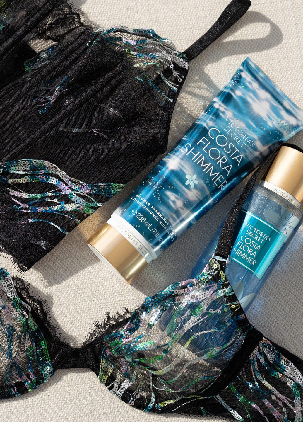 Набор Costa Flora Shimmer (мист, лосьон), 500 мл Victoria's Secret (342372241)