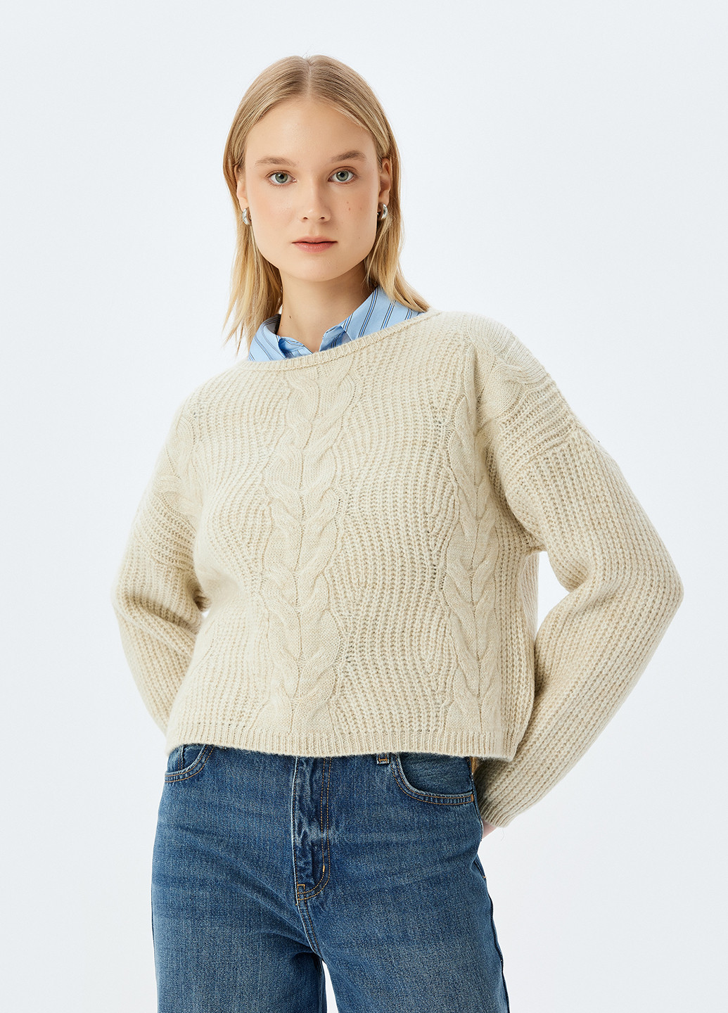 Світло-бежевий демісезонний джемпер джемпер KOTON