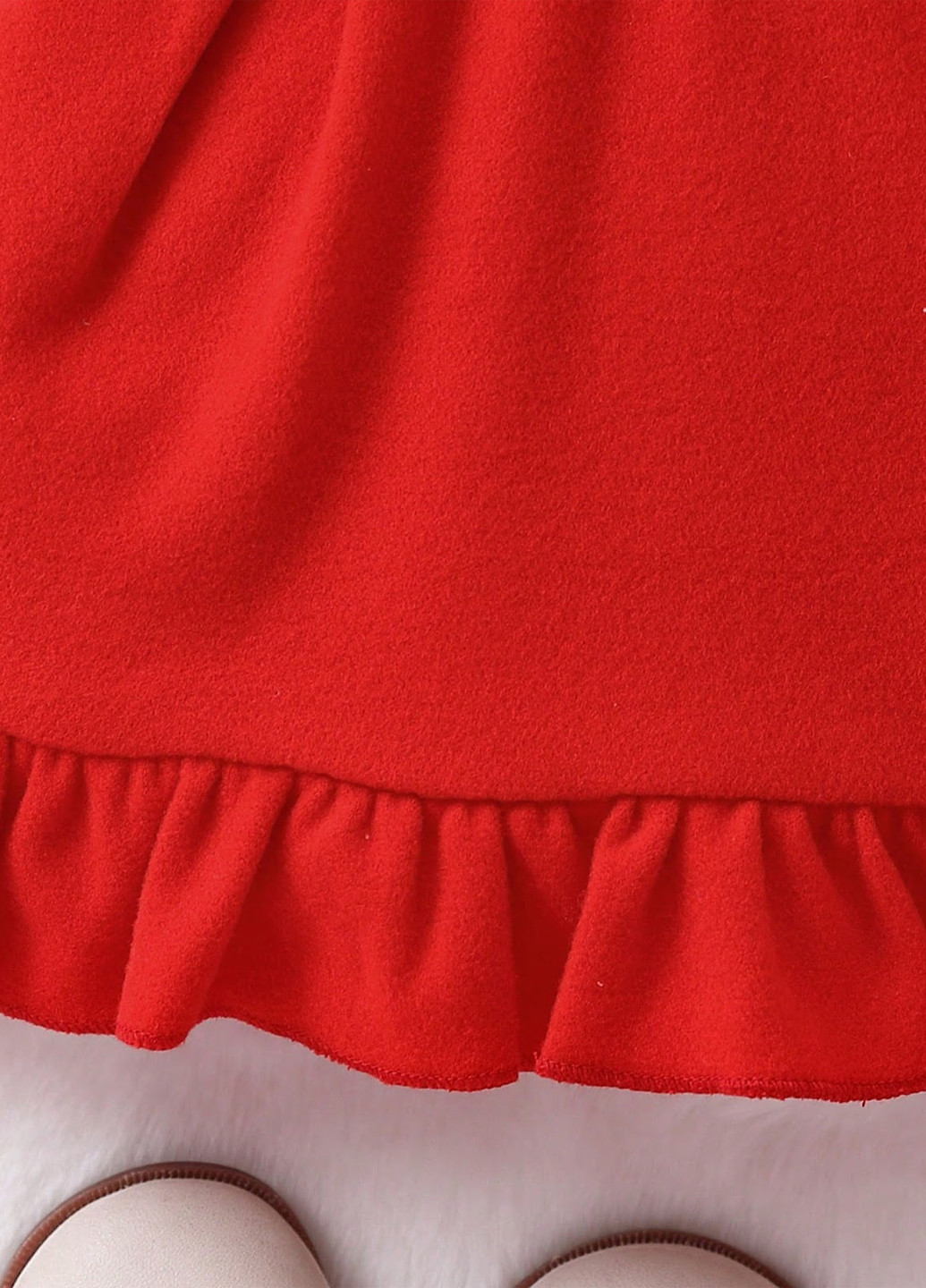 Красный летний комплект (лонгслив, сарафан) SHEIN