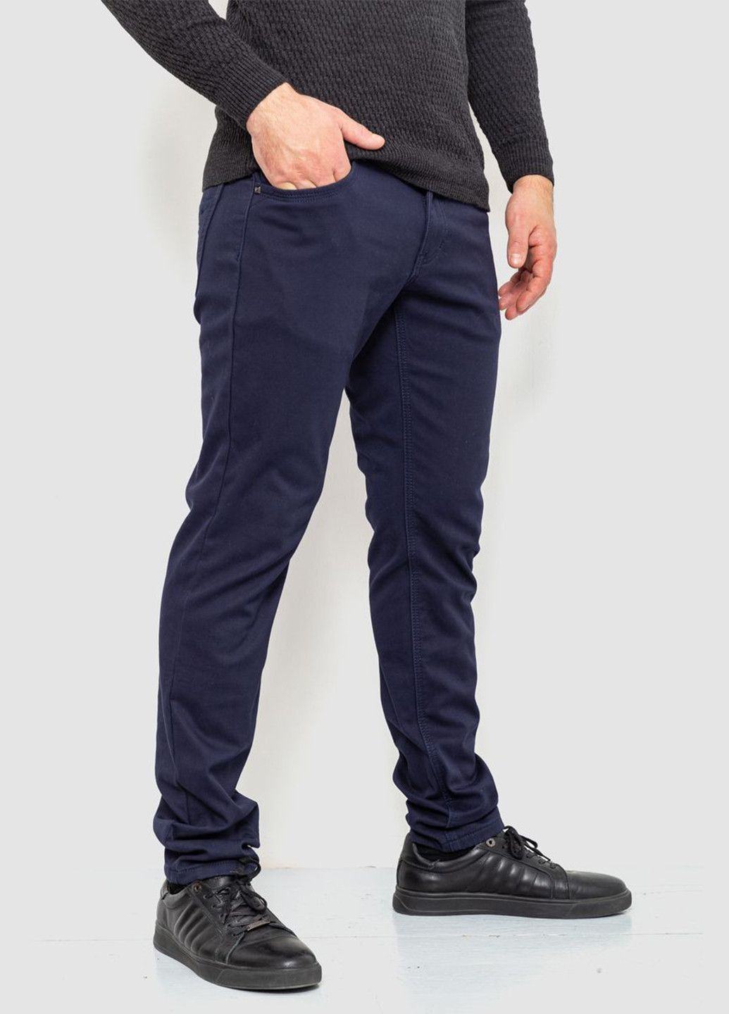 Синие кэжуал демисезонные зауженные брюки Ager
