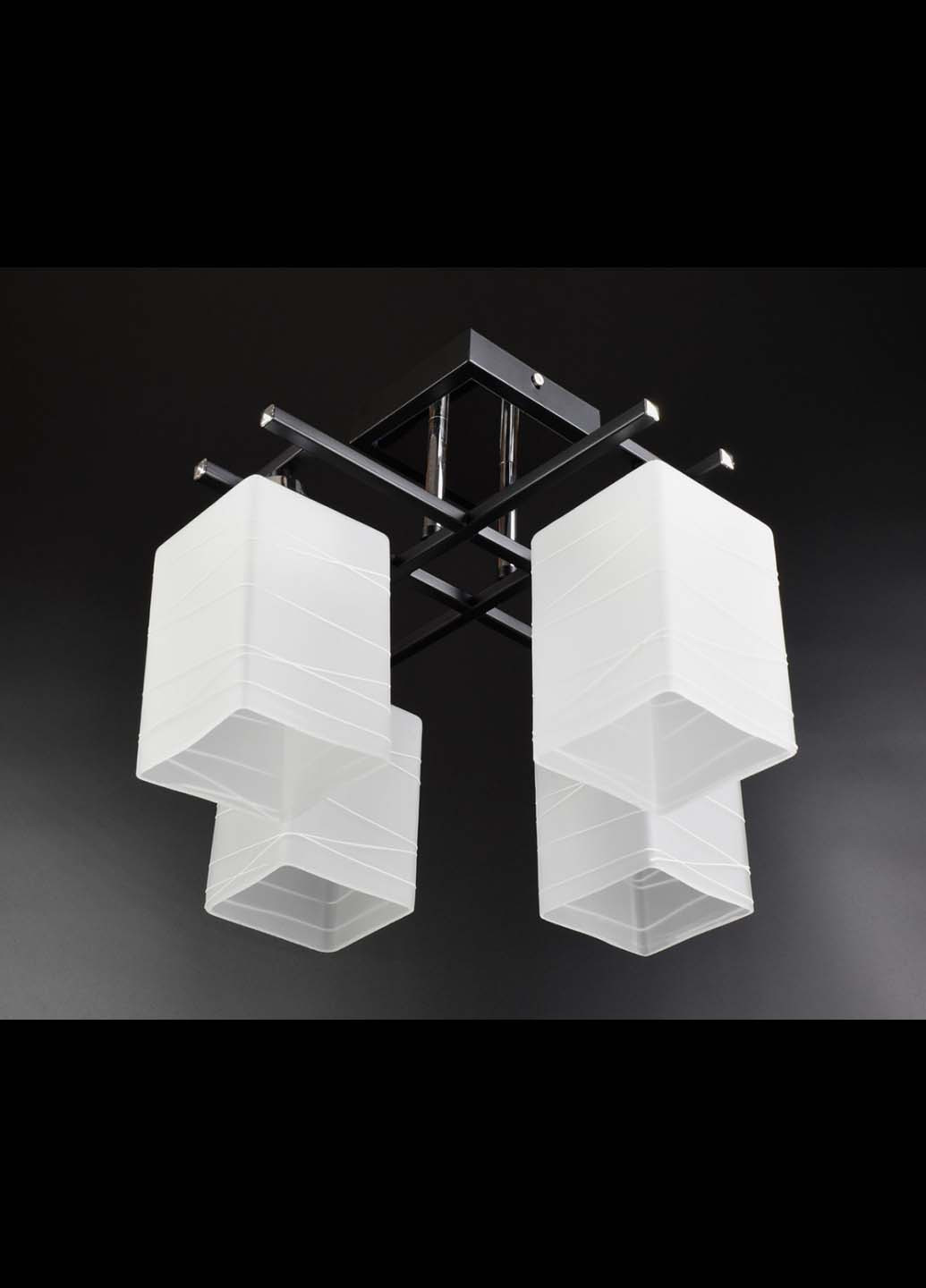 Люстра потолочная на 4 лампочки 50611/4 Черный 30х34х34 см. Handmade (234539730)