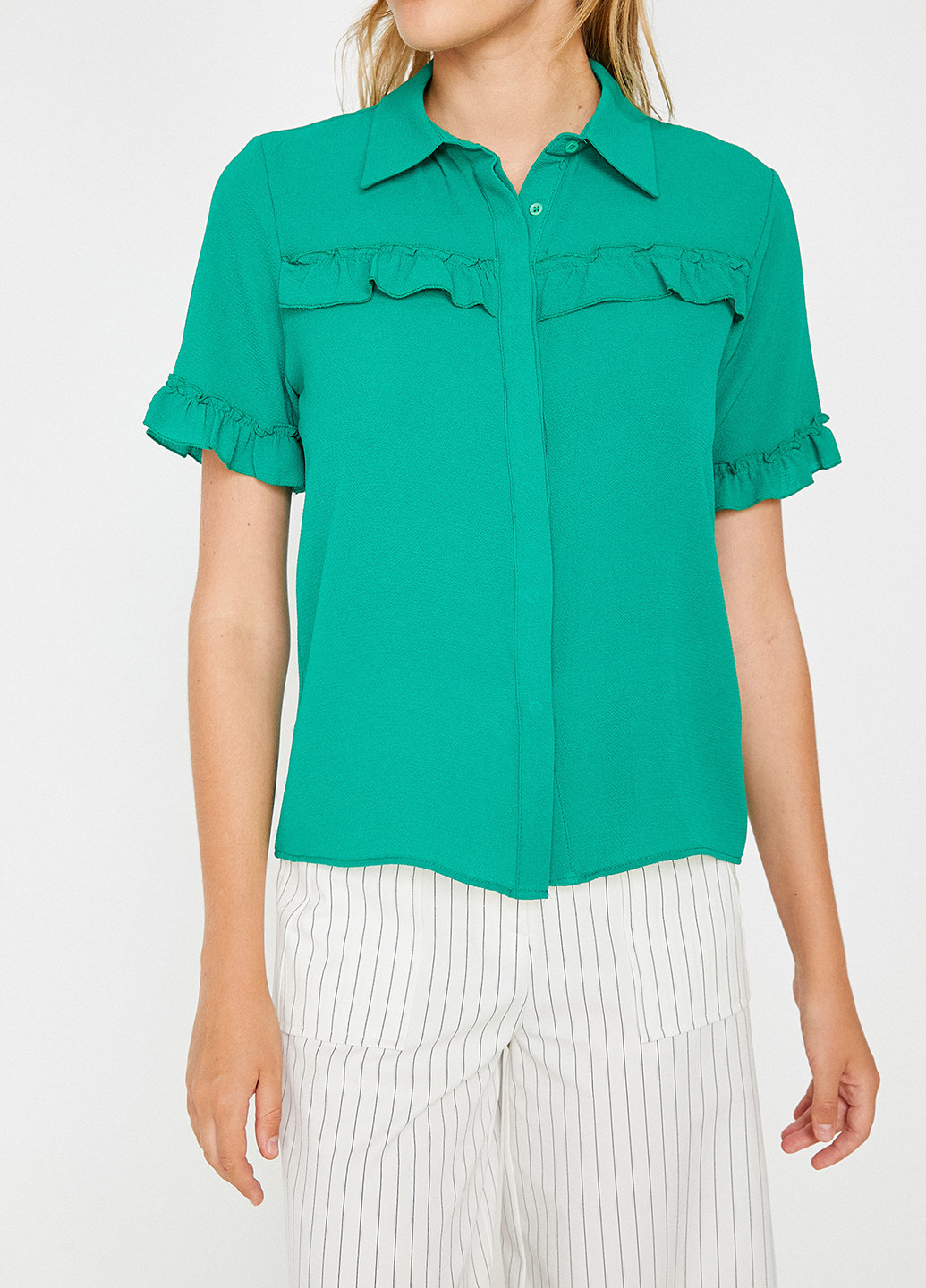 Зелена літня блуза KOTON