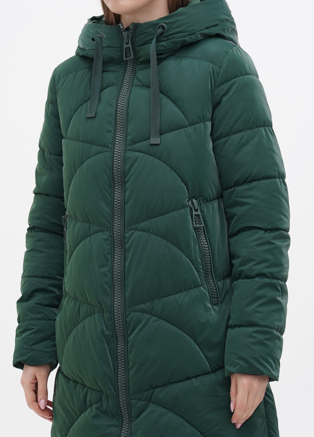 Зелена зимня куртка Fly luxury