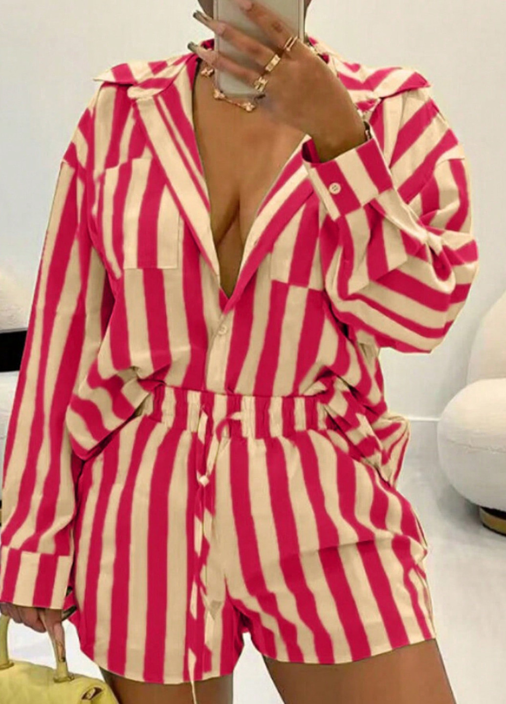 Костюм (рубашка, шорты) SHEIN (340648866)