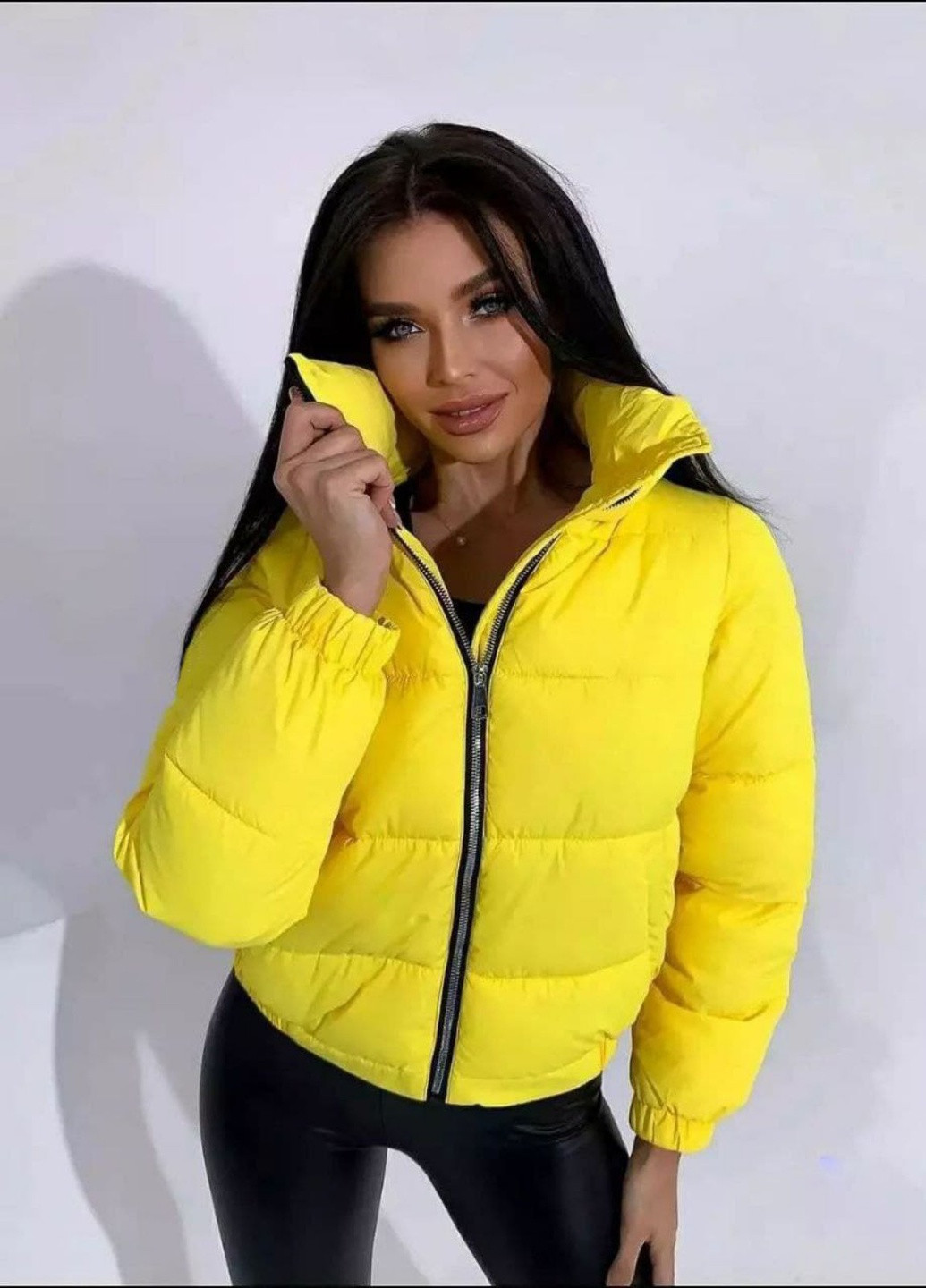 Жовта демісезонна жіноча куртка осіння к-005 SoulKiss k-005