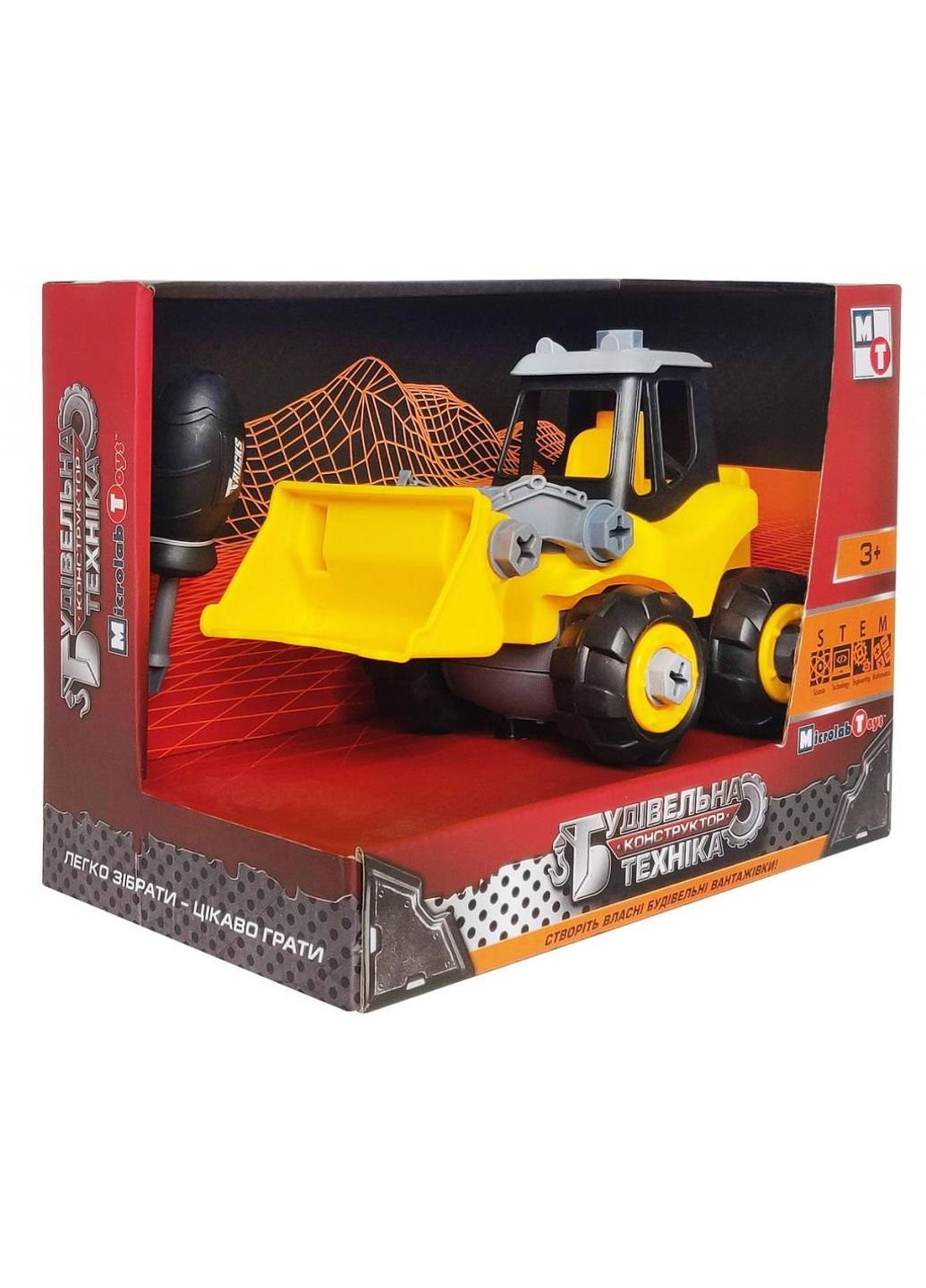 Конструктор (MT8910А) Microlab Toys строительная техника - трактор (249597942)