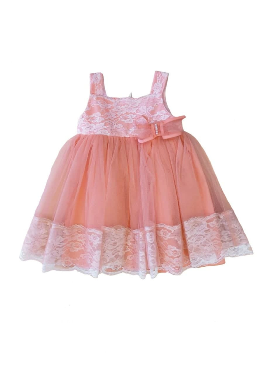 Персиковое платье Miss Rose (232986559)
