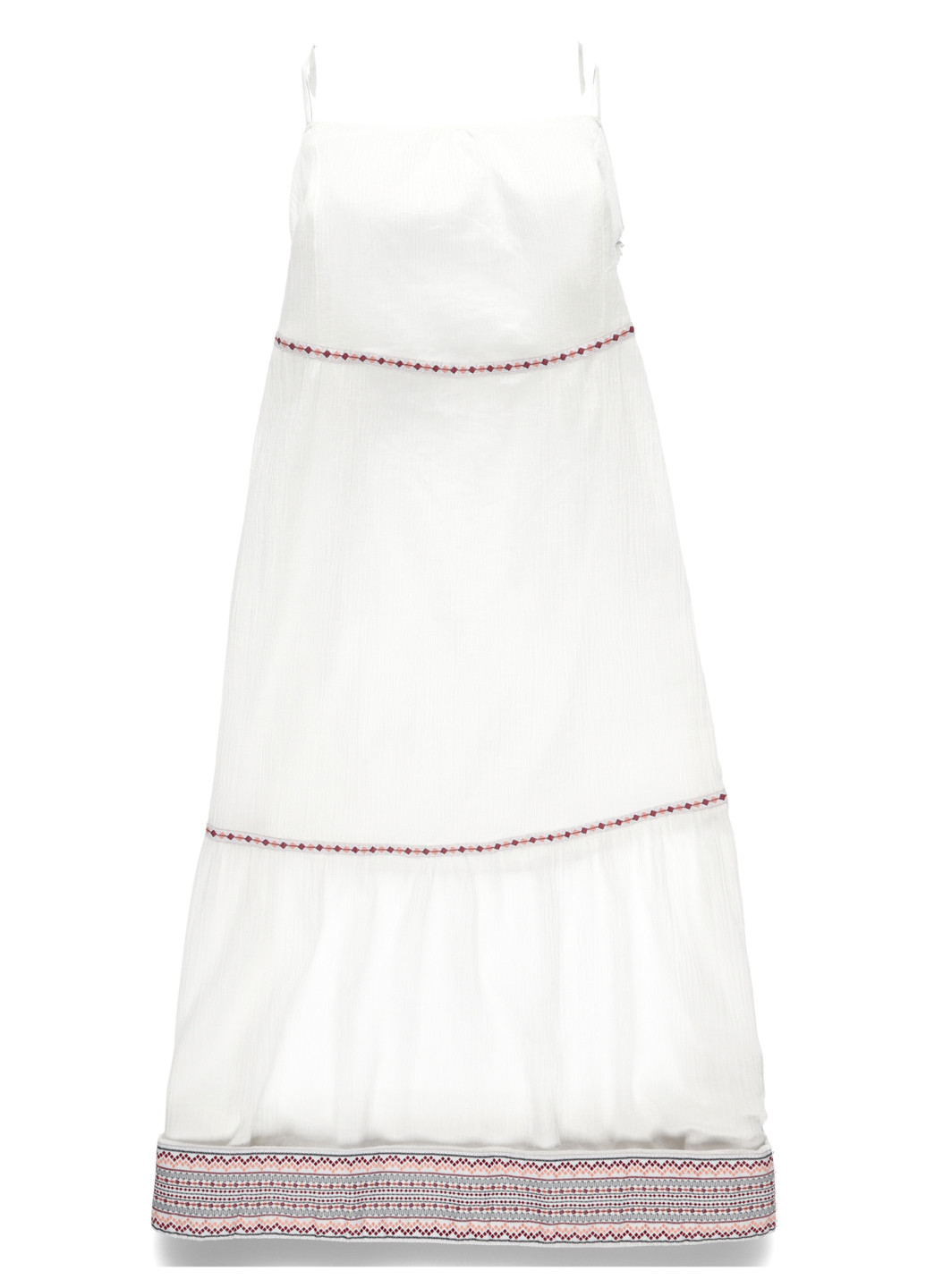 Белое кэжуал платье Esmara с орнаментом