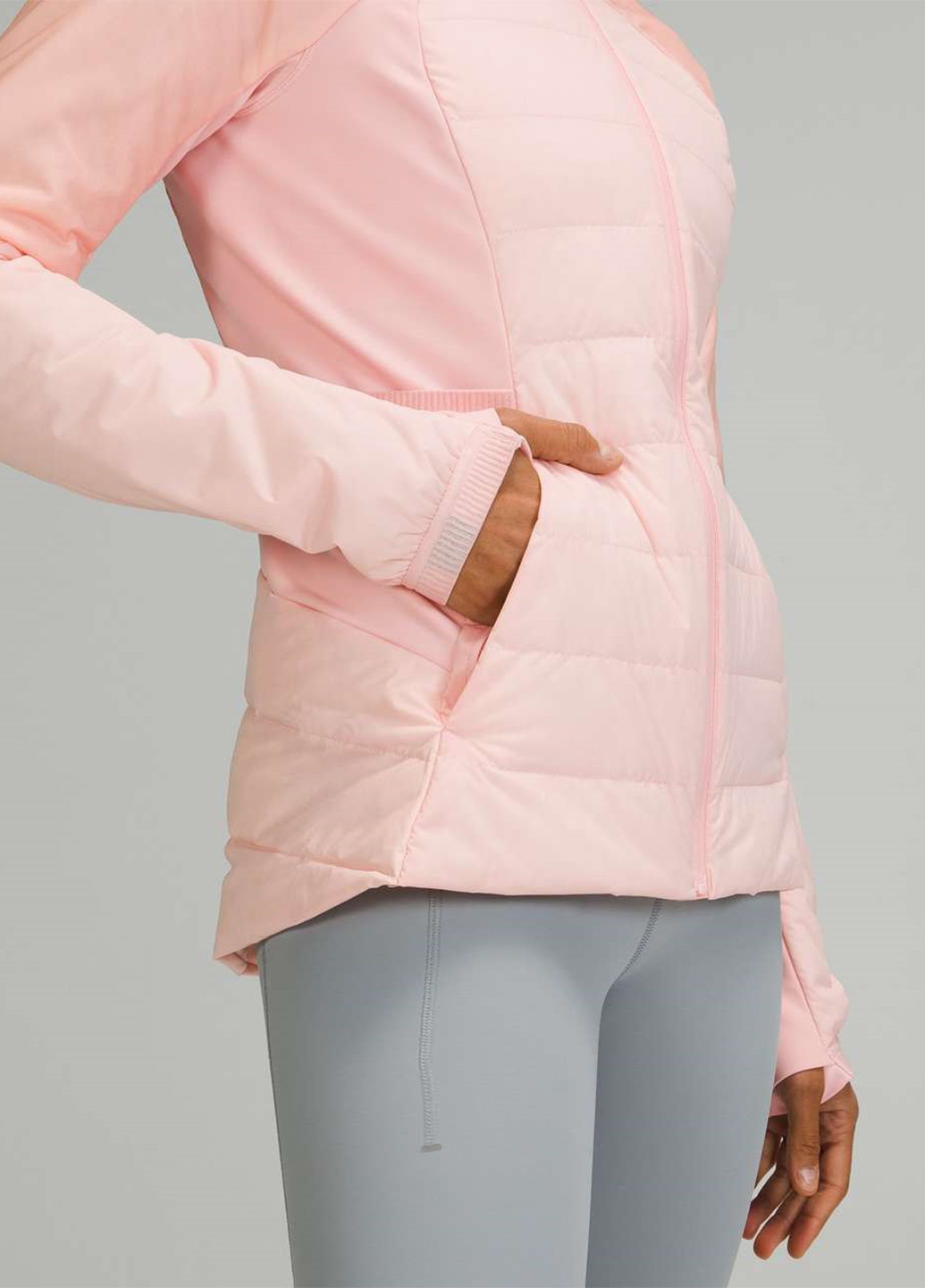 Пудровий демісезонний Пуховик Lululemon Athletica