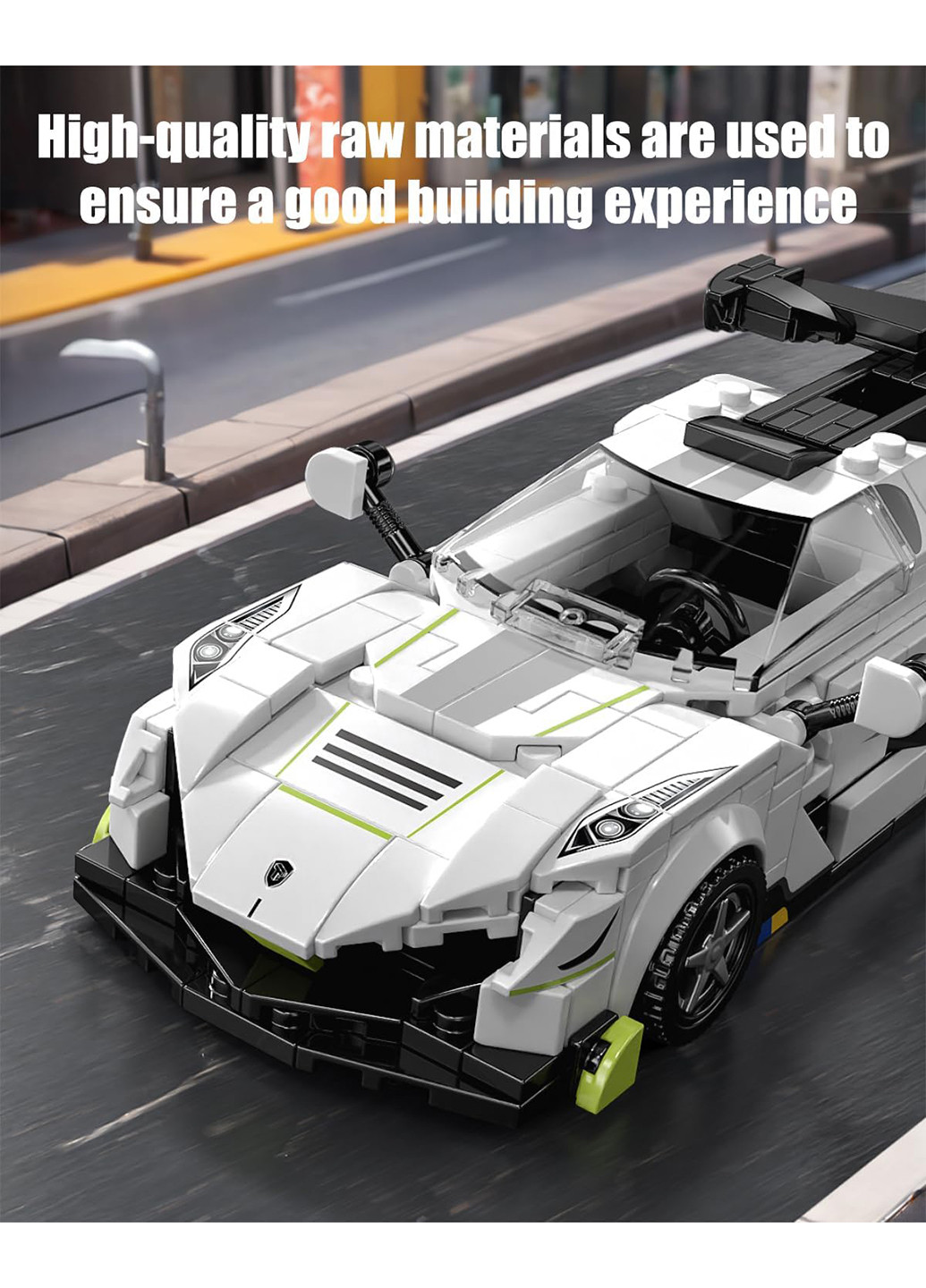 Конструктор гоночна машинка Racing Car Speed Champions Koenigsegg Jesko, 335 деталей Forus (364998186)