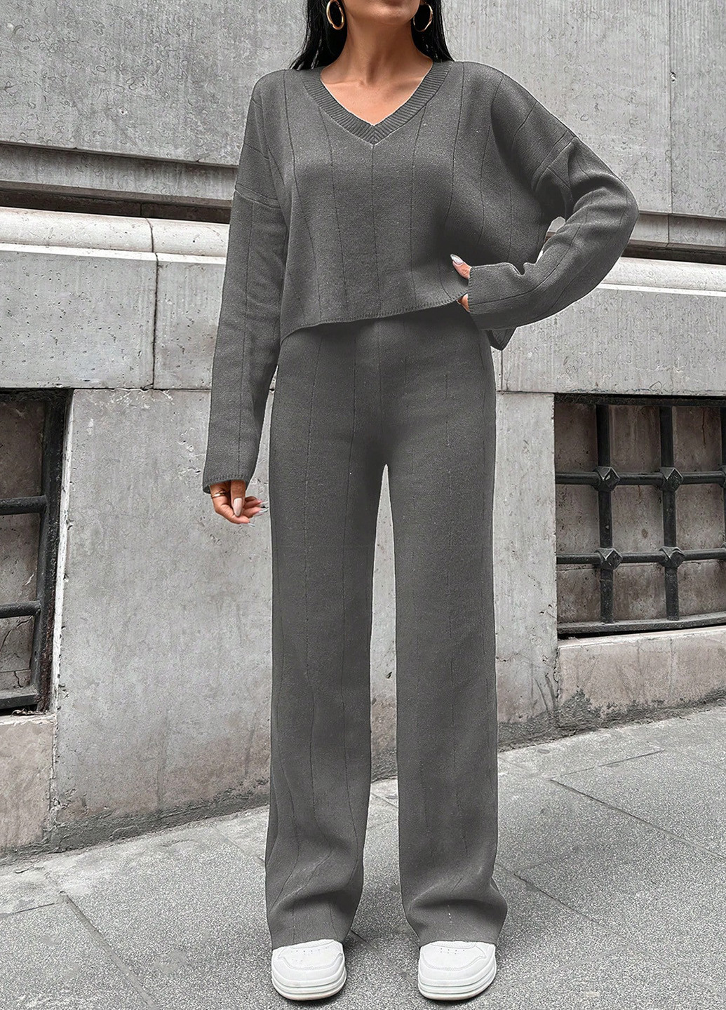 Костюм (пуловер, штани) SHEIN (343316057)