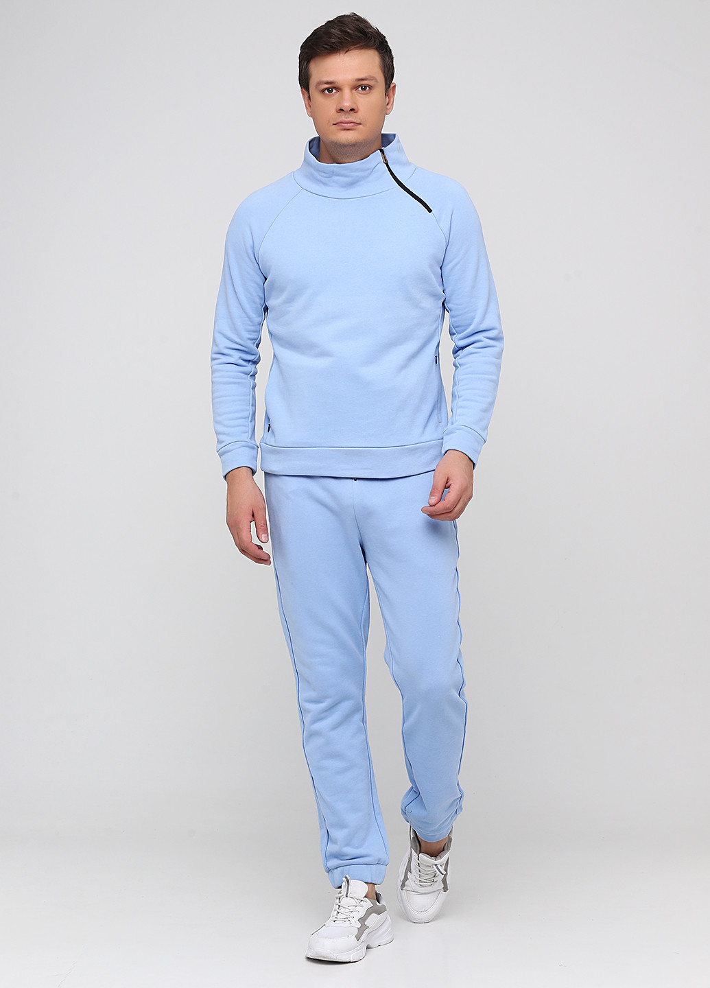 Голубой демисезонный костюм (свитшот, брюки) брючный Bogner