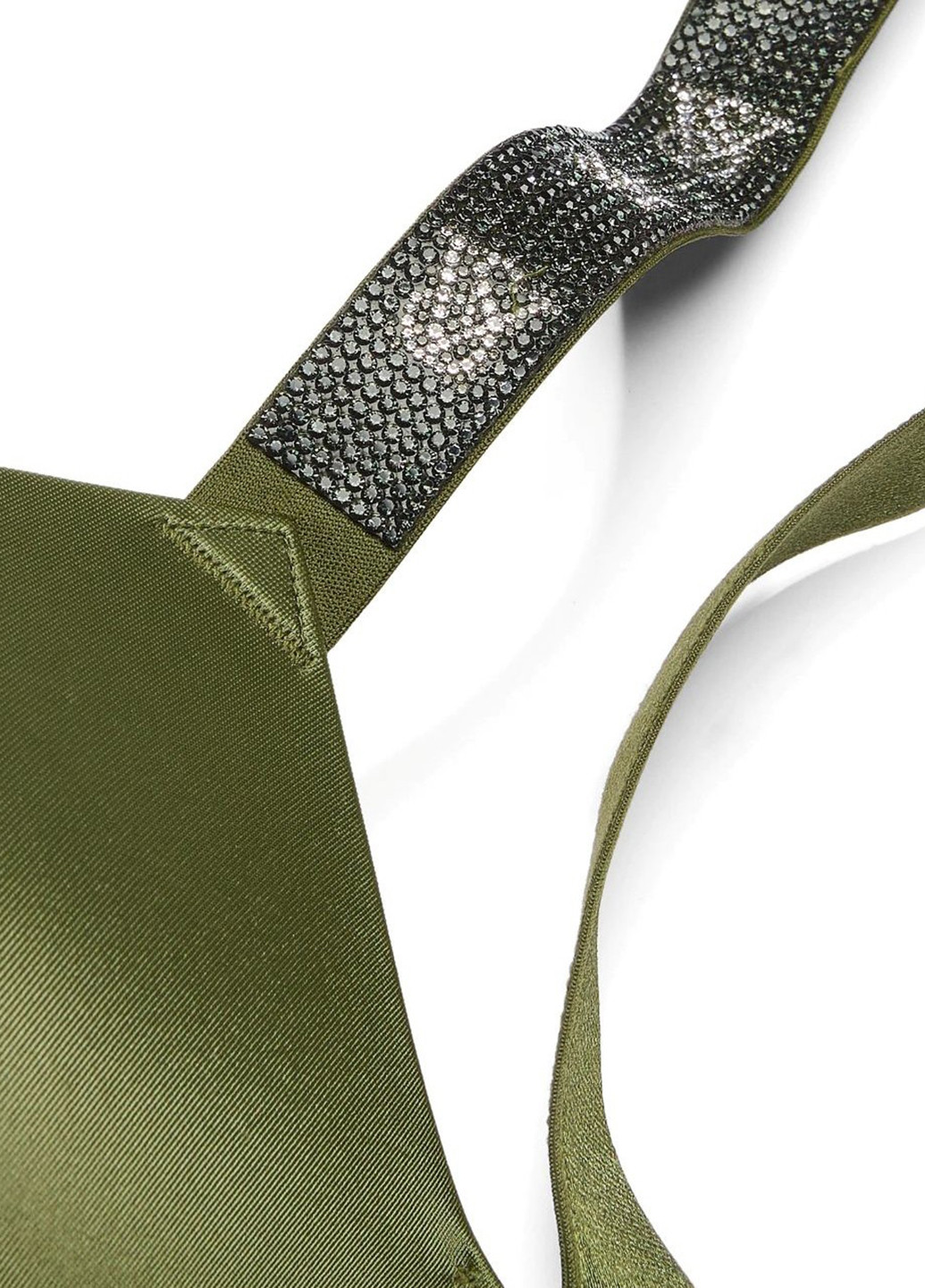 Зелений корбей бюстгальтер Victoria's Secret з кісточками поліамід