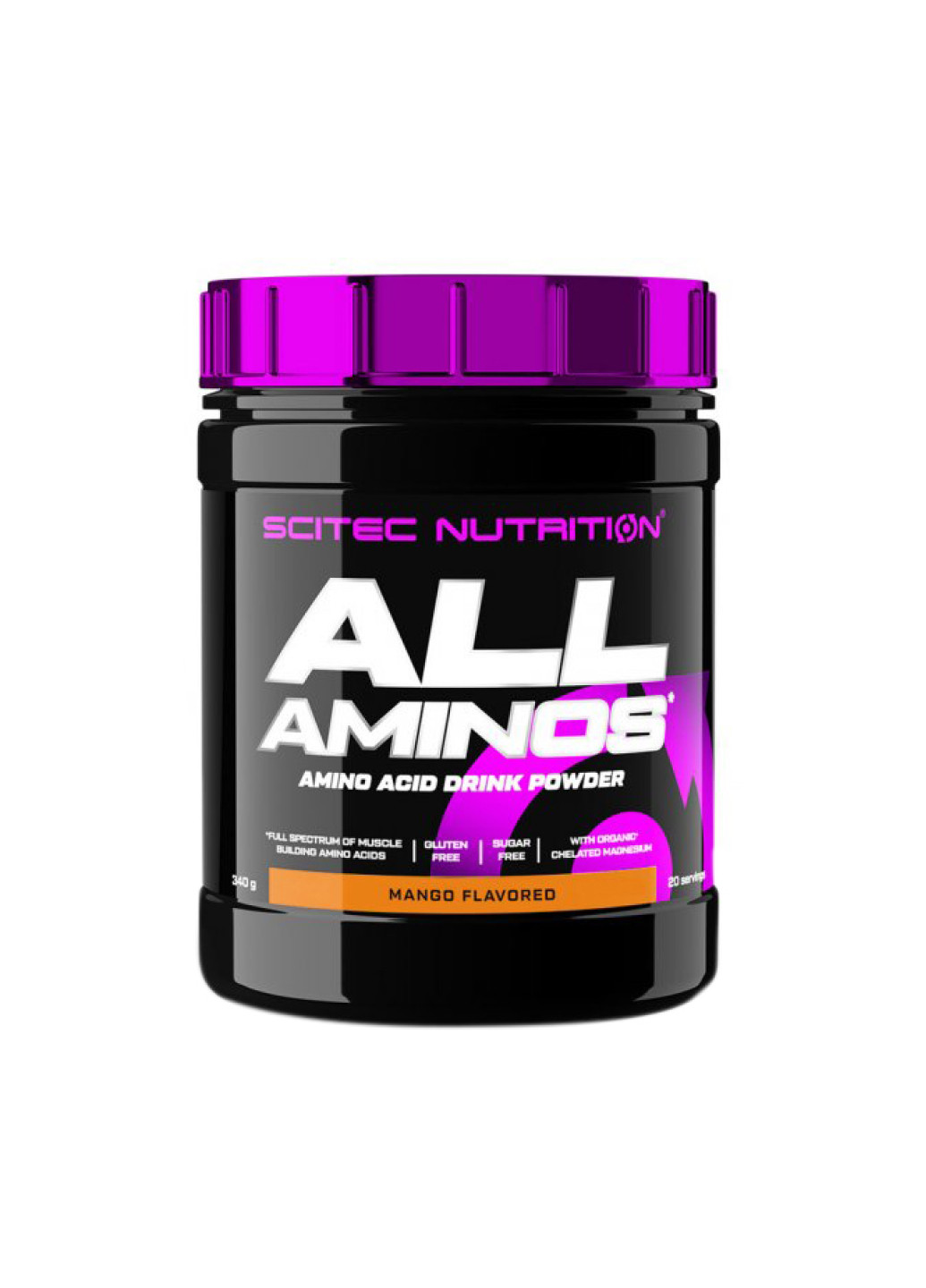 Аминокислоты для наращивания мышечной массы S/N ALL Aminos -340g Mango Scitec Nutrition (253540444)