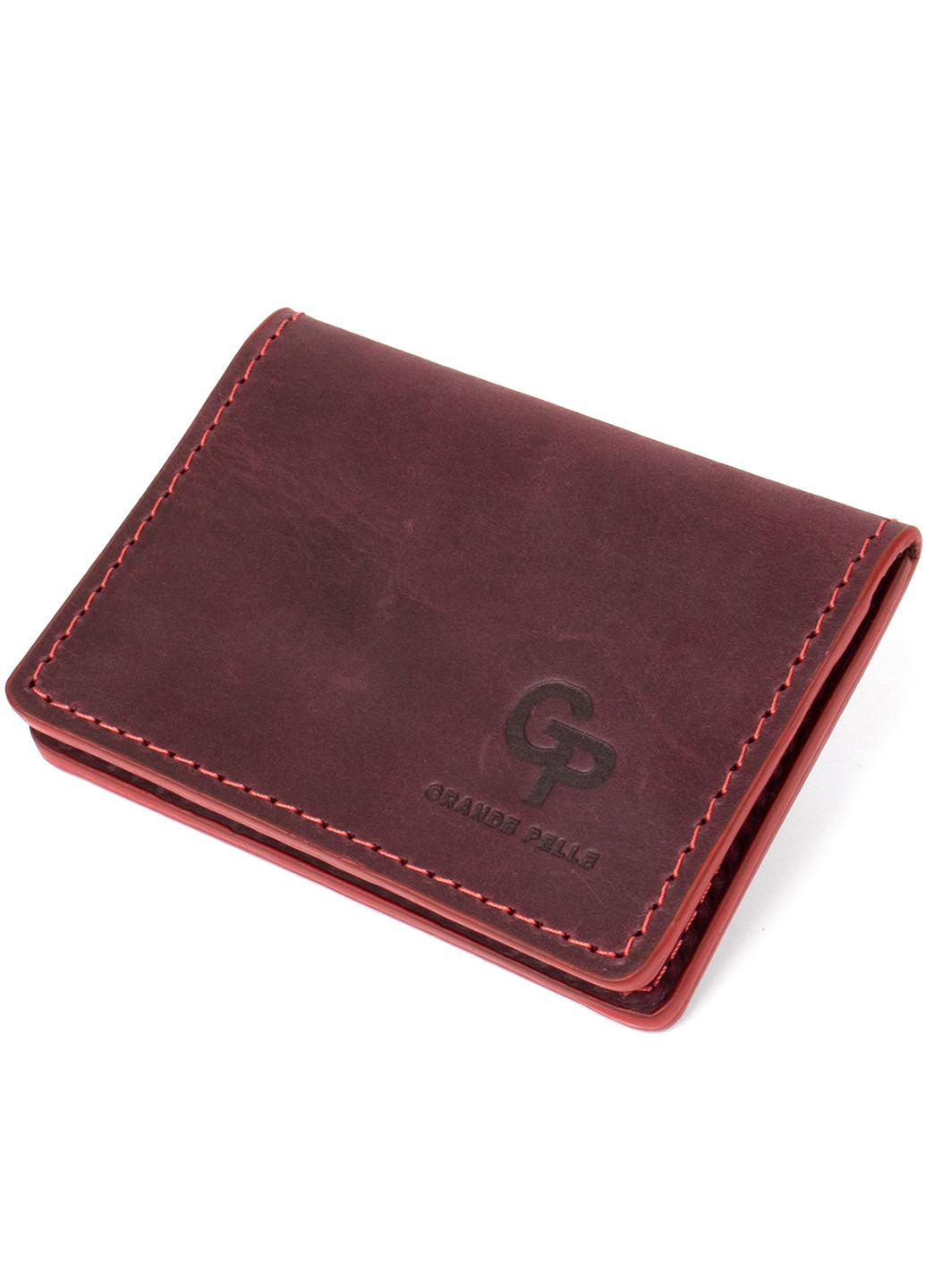 Кожаная визитница 10х7х1 см Grande Pelle (252415340)