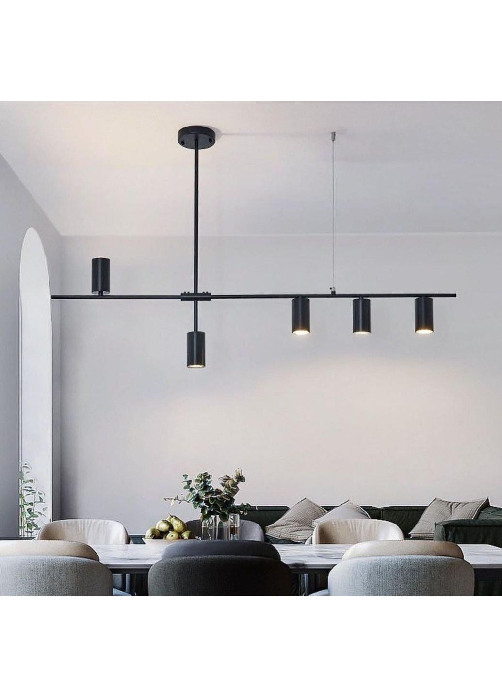 Люстра потолочная на 5 лампочек MD8021/5-bk-k Черный 35х20х123 см. Sunnysky (253122237)